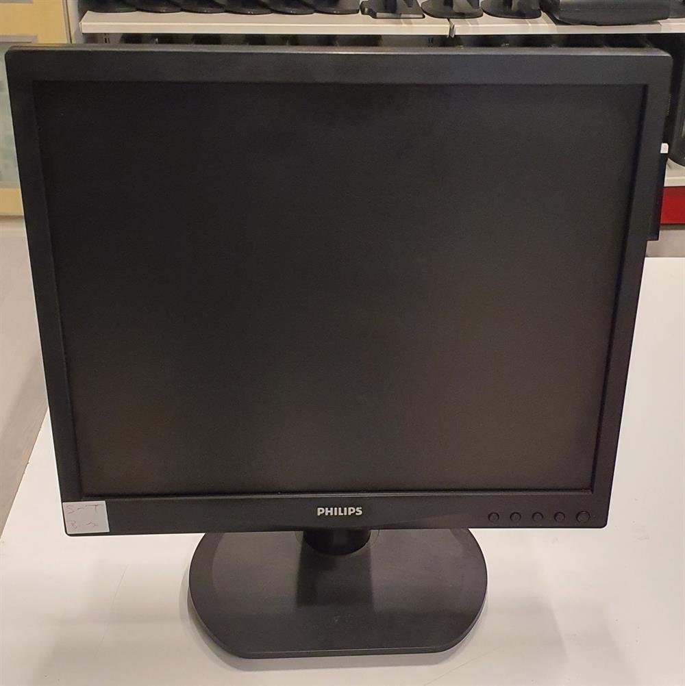PHİLİPSPhilips 17S4SB 17 inç LED Kare VGA Monitör2.EL Temiz Monitör2.El Çok Temiz Teşhir Philips 17S4sb 17 inç Led Kare Monitör
