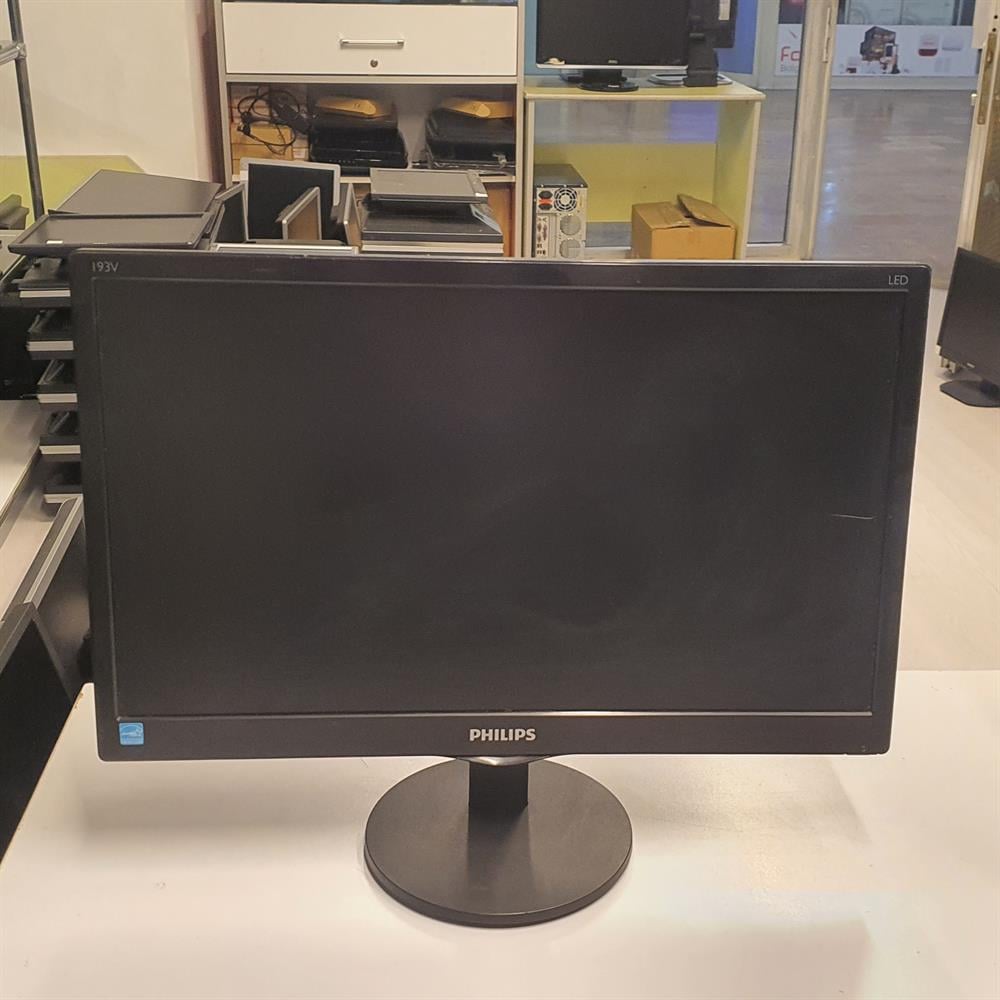 PHİLİPSPhilips 193V5L 18.5 inç Led Ekran MonitörAz Defolu Monitör2.El Philips 193V5L 18.5 inç Led Ekran Monitör Hafif Kusurlu