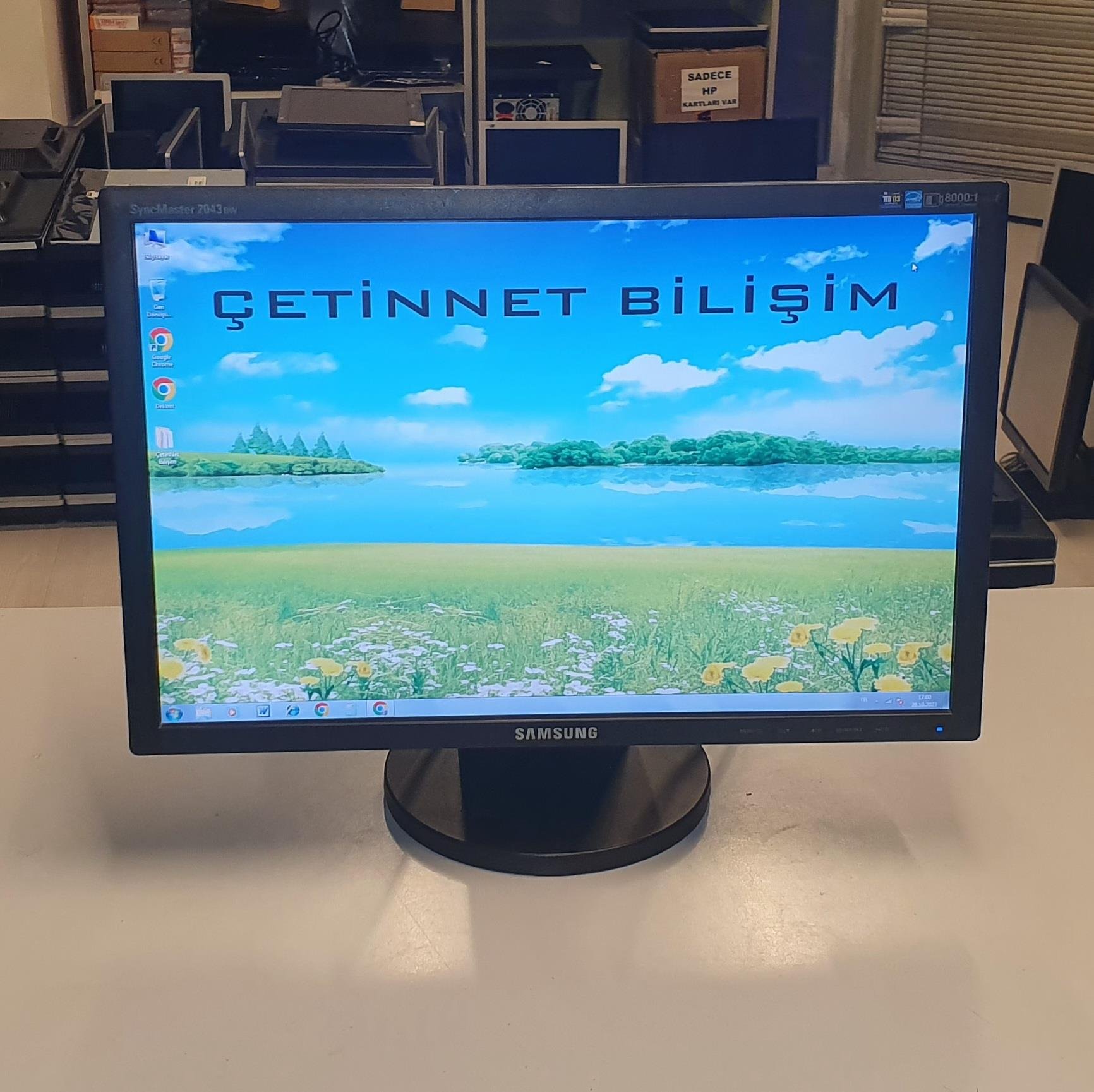 Samsung 2043BW 20 inç LCD Monitör Dikey Kullanım 2.El