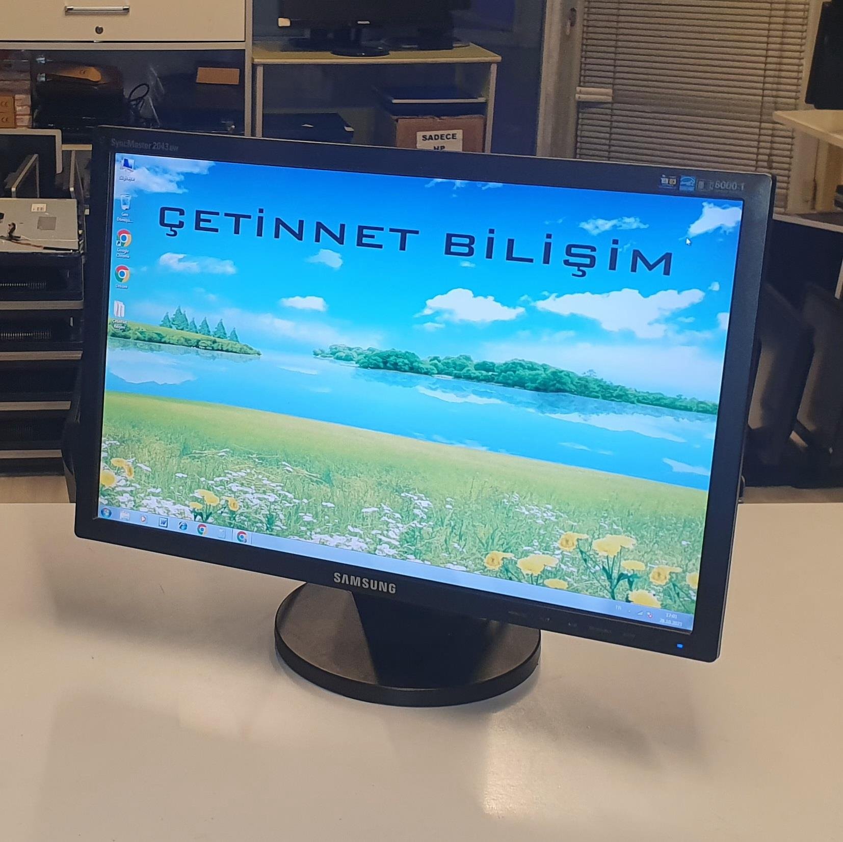 Samsung 2043BW 20 inç LCD Monitör Dikey Kullanım 2.El