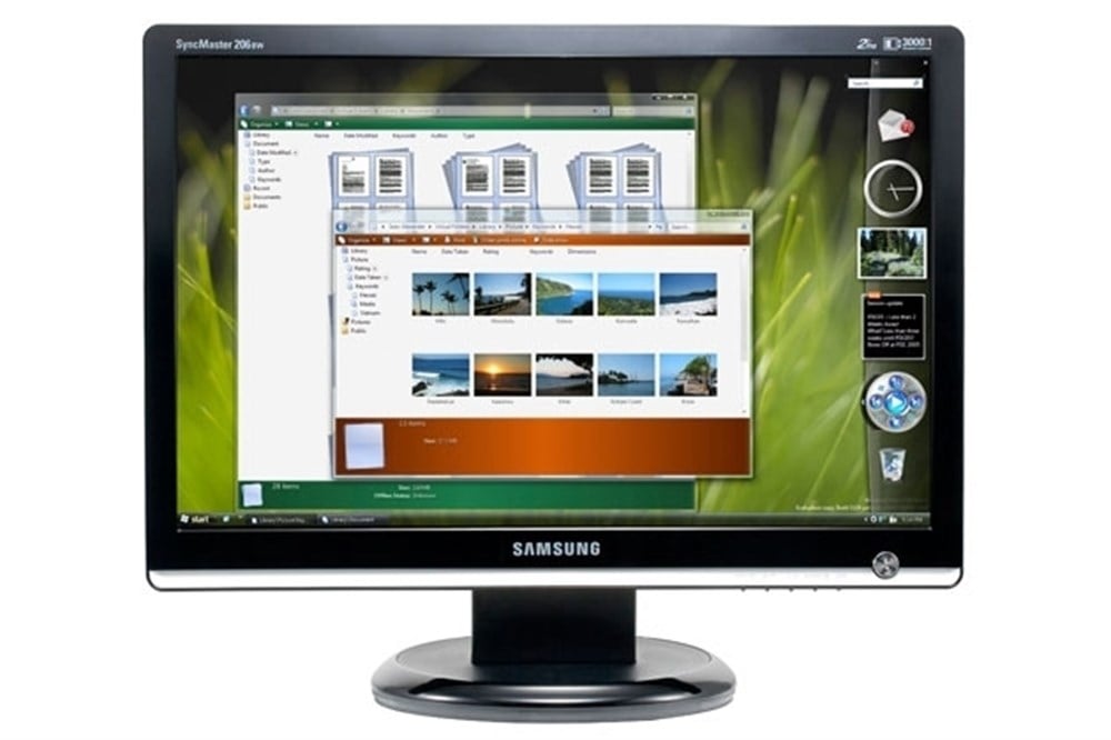 SAMSUNG 206BW 20 inç LCD MONİTÖR VGA DVI 1680x1050