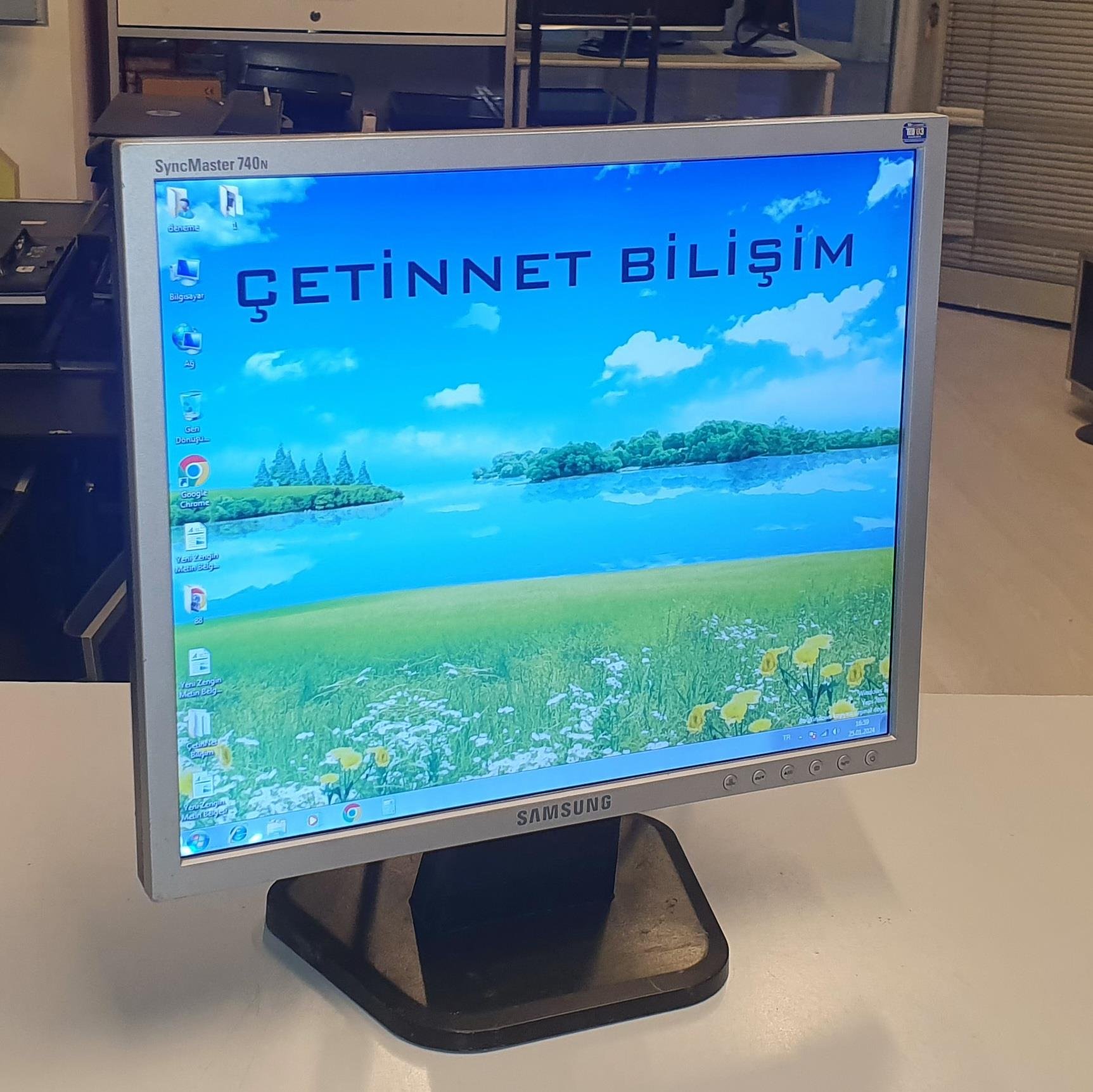 Samsung 740N 17 inç LED Kare Monitör 2.El