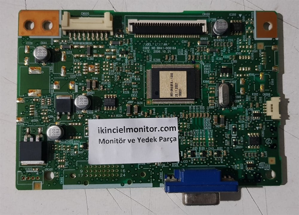 SAMSUNG 931NWPLUS 19 inç LCD MONİTÖR VGA GÖRÜNTÜ KARTI ANAKART BN41-00816A BN91-01715Y