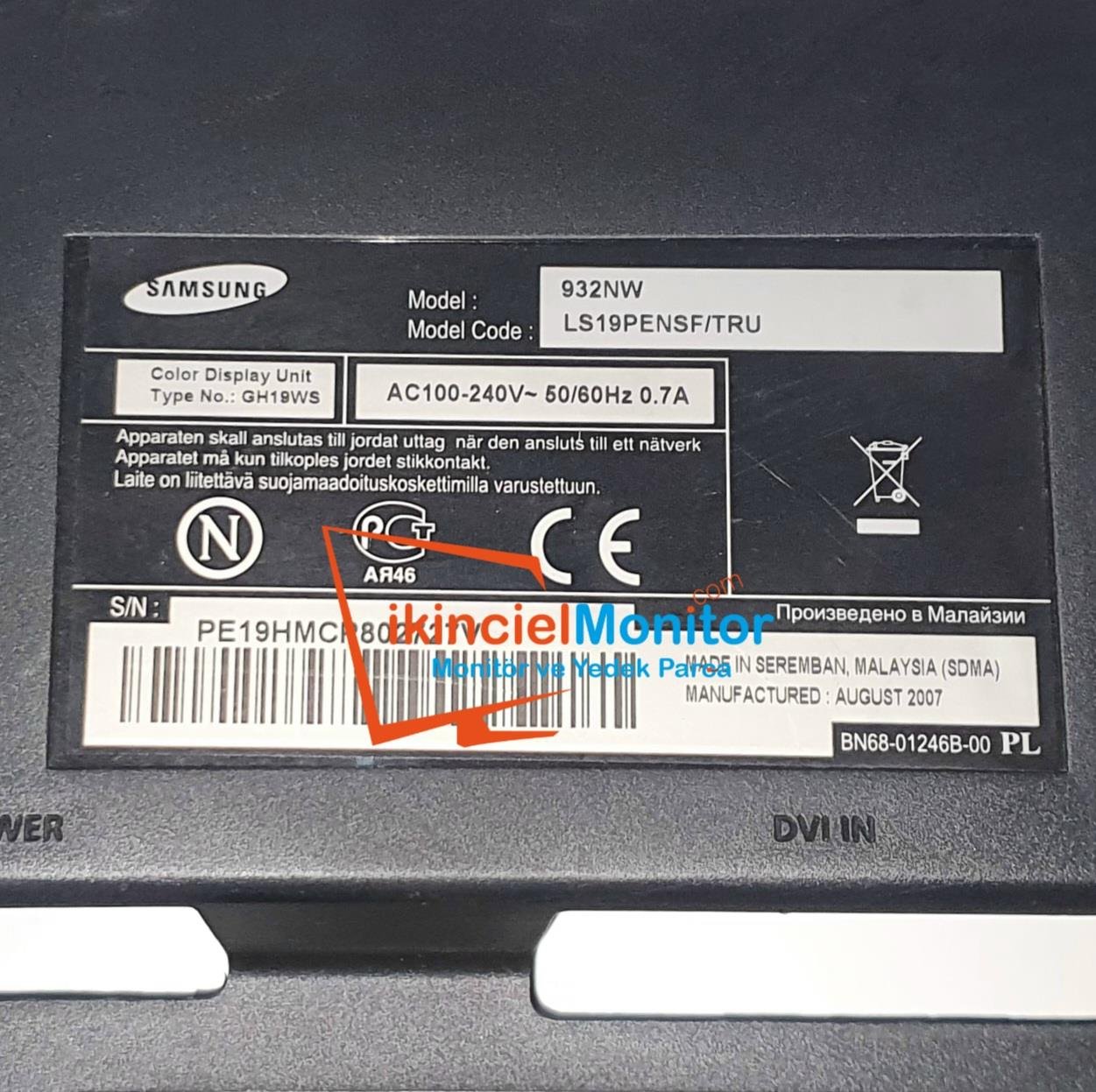 IP-35155A SAMSUNG 932NW 19