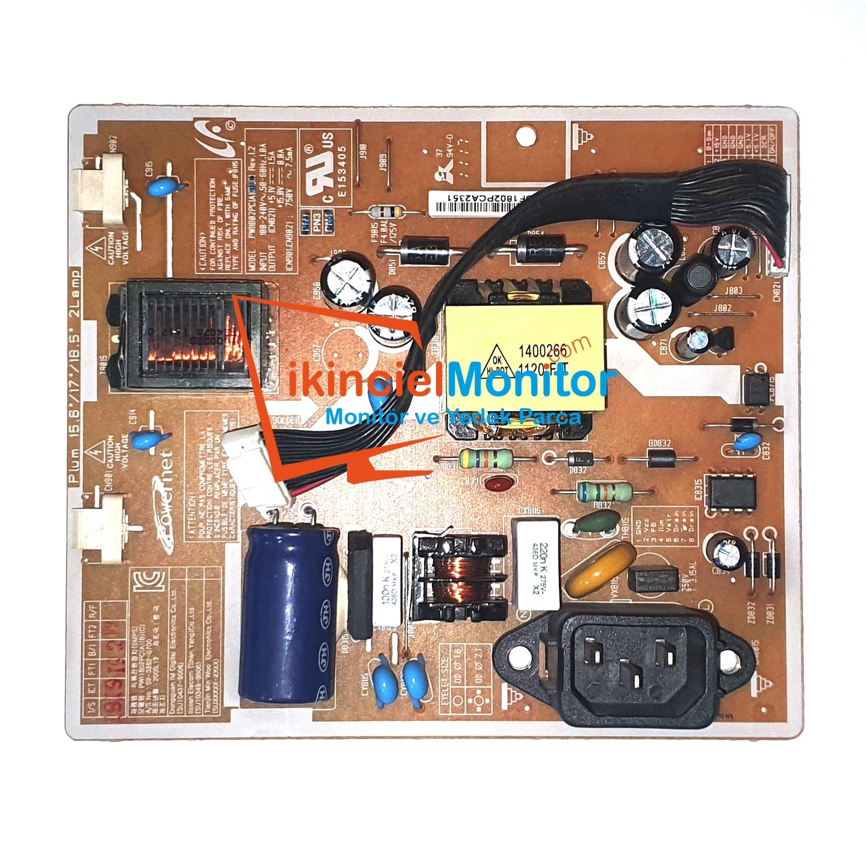 B1930N Samsung Monitör Güç Kartı PWI1802PCI