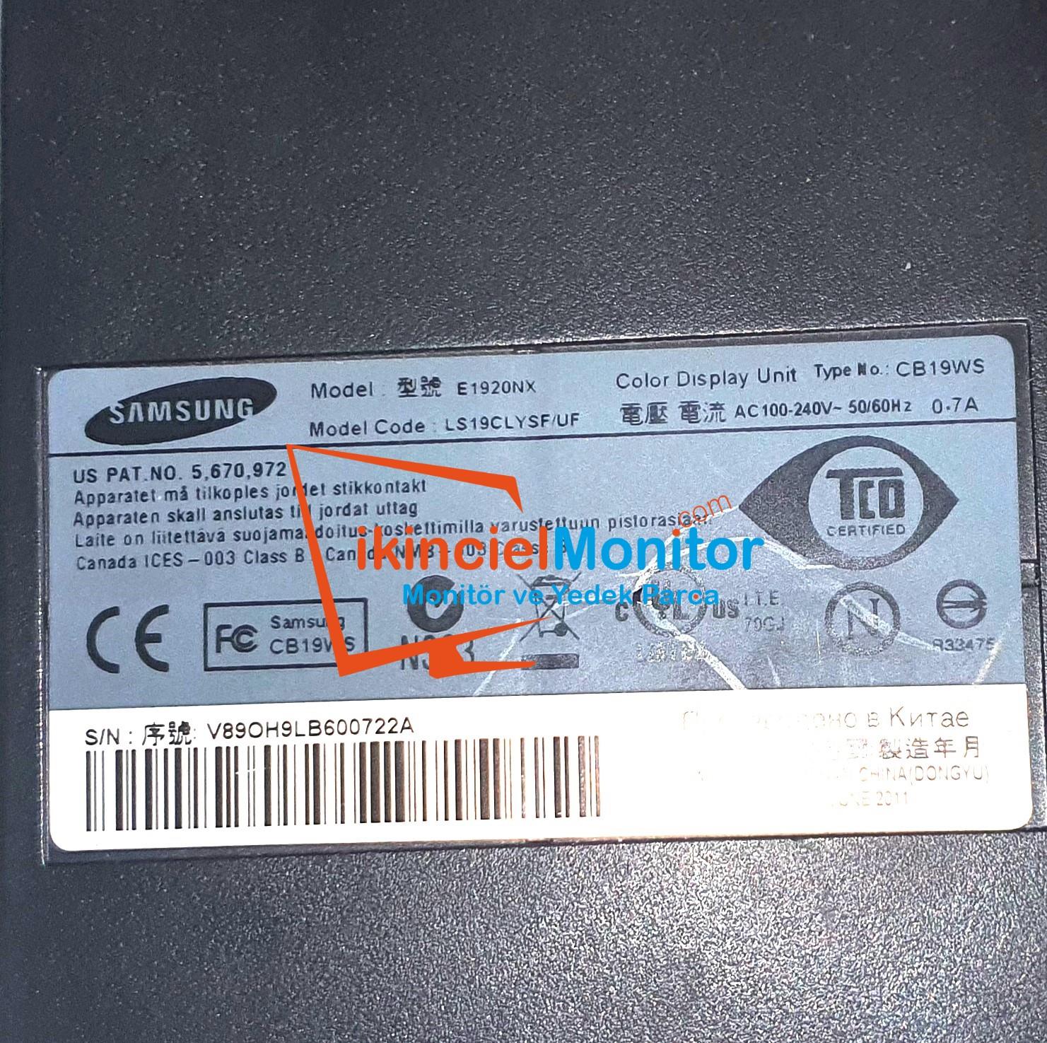 IP-22155A Samsung E1920NX Monitör Güç Kartı
