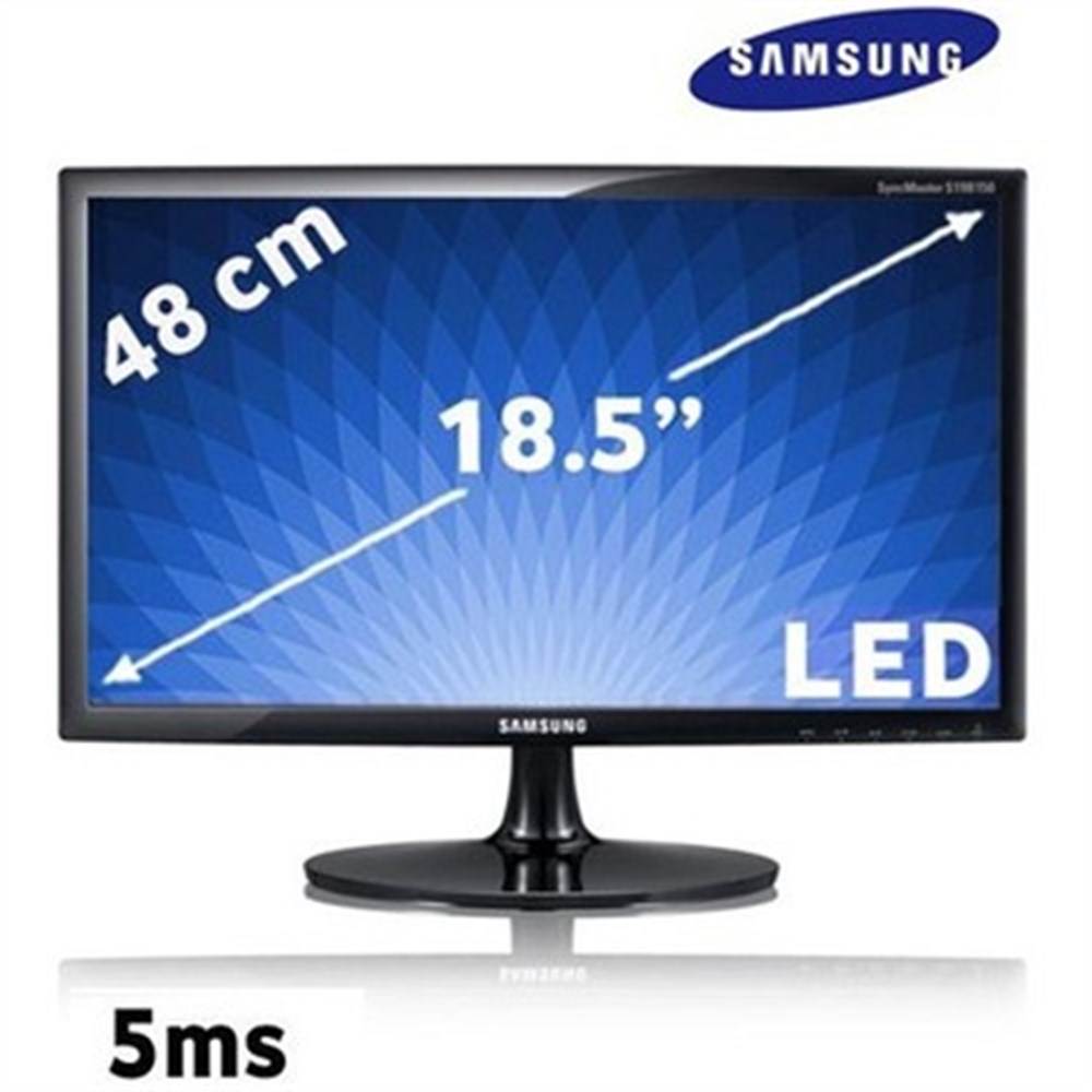 SAMSUNG S19B150N 18.5 inç LED MONİTÖR LS19B150NS/UF