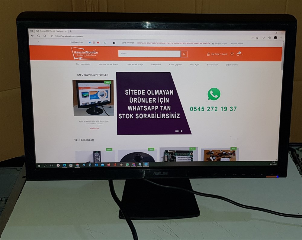 SAMSUNGAsus VH222 21.5 inç LCD Ekran Monitör VGA 1920x1080 FULL HD2.EL Temiz MonitörAsus VH222 21.5 inç LCD Ekran Monitör VGA Pivot Ayaklı Full HD