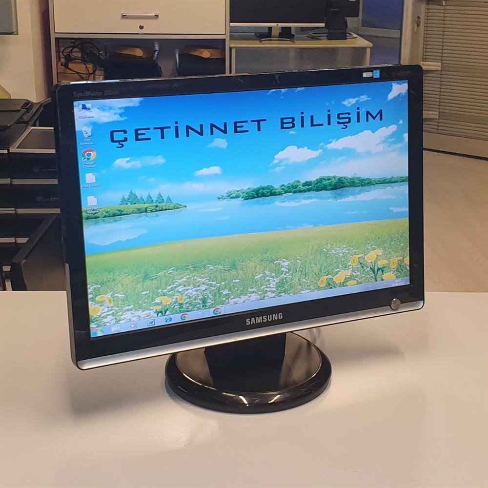 SamsungSamsung 206NW 20 inç Lcd MonitörAz Defolu MonitörSamsung 206nw 20 inç Lcd Monitör 2ms 2.El | ÇetinNet Bilişim