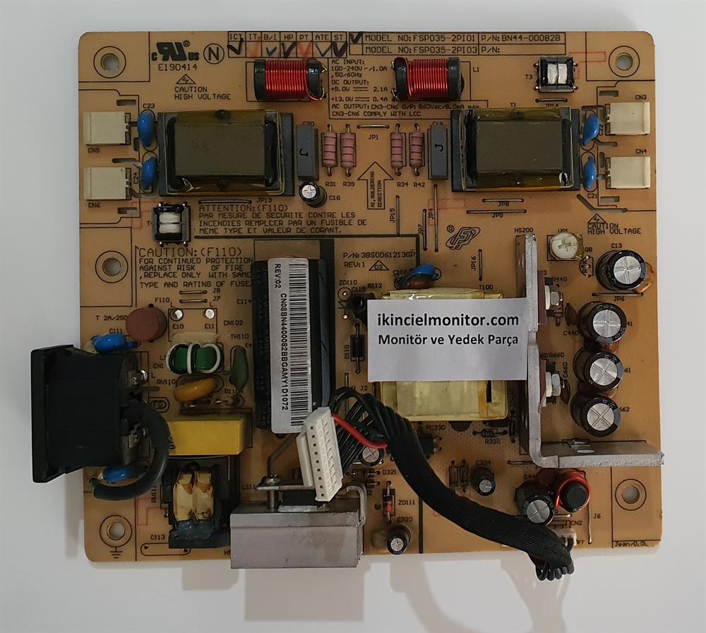 SAMSUNGSAMSUNG 710V LCD Monitör Besleme KartıMonitör Yedek ParçaSamsung 710V Monitör Besleme Güç Kartı BN44-00082B