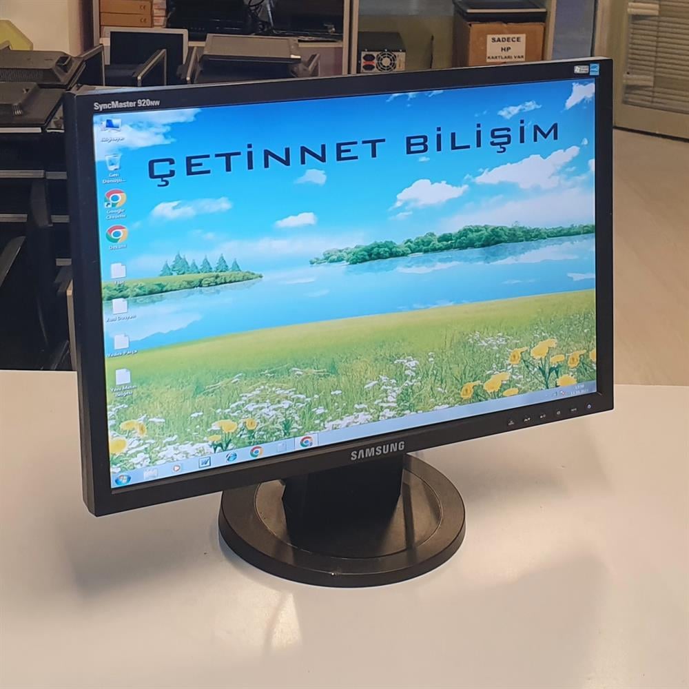 SamsungSamsung 920nw 19 inç Lcd Monitör2.EL Temiz MonitörSamsung 920nw 19 inç Lcd Ekran Monitör Vga Girişli 2.El 