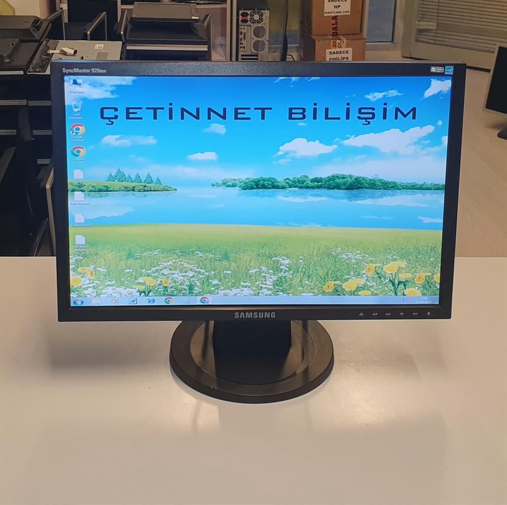 SamsungSamsung 920nw 19 inç Lcd Monitör2.EL Temiz MonitörSamsung 920nw 19 inç Lcd Ekran Monitör Vga Girişli 2.El 