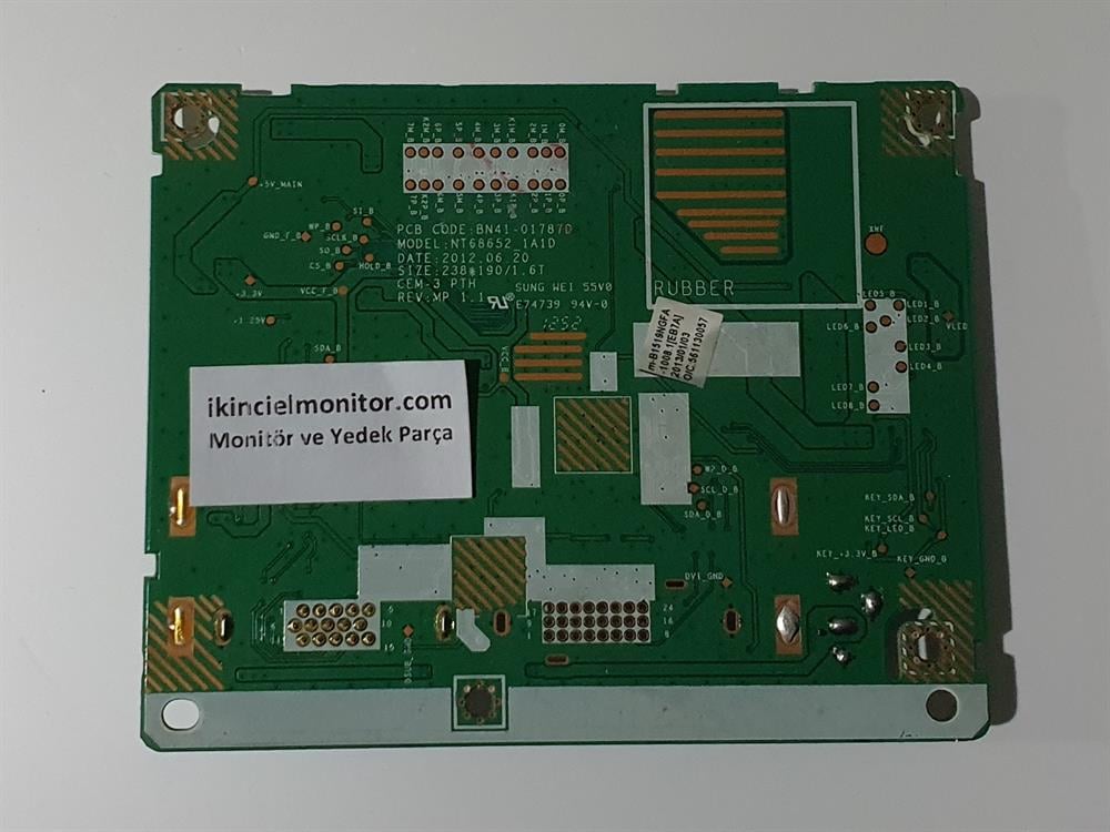 SAMSUNGSAMSUNG S19B310E Monitör Mainboard AnakartMonitör Yedek ParçaSAMSUNG S19B310E Monitörün Mainboard Anakartı