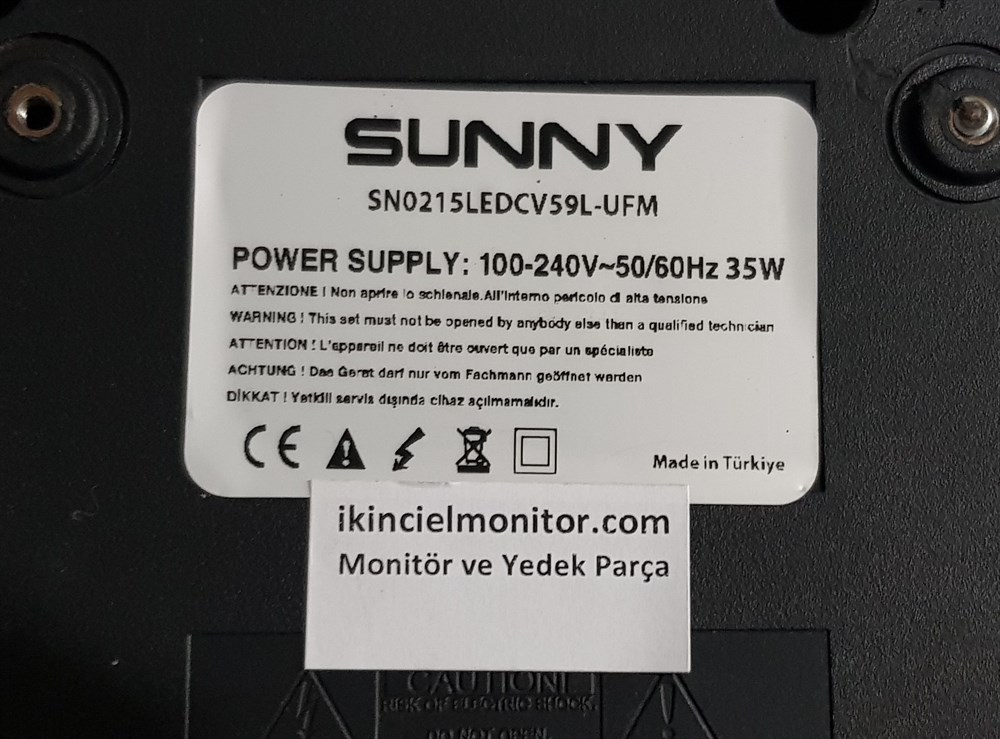 SUNNYSUNNY SN0215LEDCV59L-UFM 21.5 inç LED TV PANELİ KIRIK KARTLARI SAĞLAMTelevizyon ve Yedek ParçaSUNNY SN0215LEDCV59L-UFM 21.5 inç LED TV PANELİ KIRIK KARTLARI SAĞLAM 