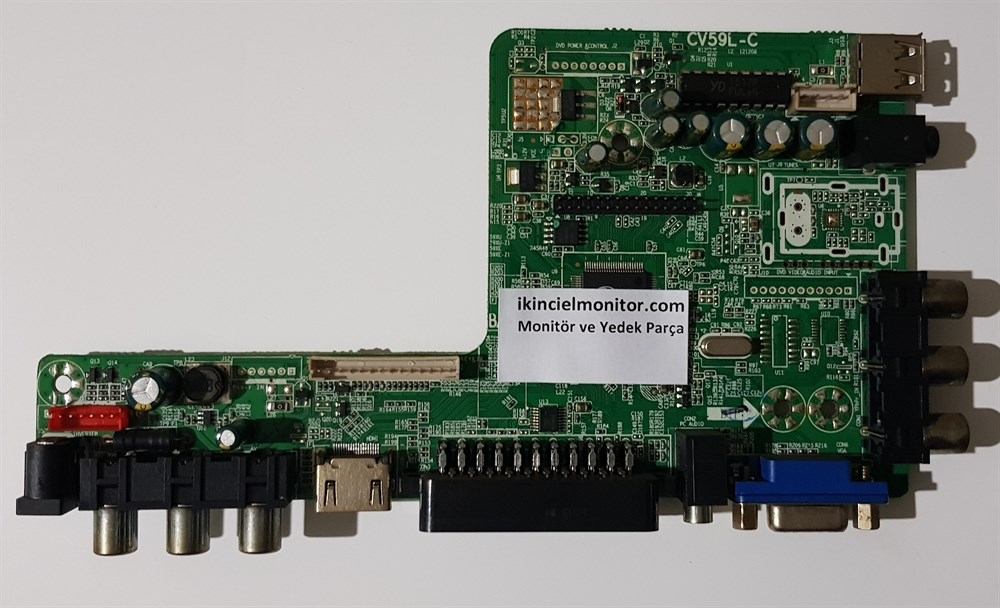 SUNNYSunny SN0215LEDCV59L-UFM Led TV Anakart Cv59L-CTelevizyon ve Yedek ParçaSunny SN0215LEDCV59L-UFM LED TV Anakart Mainboard