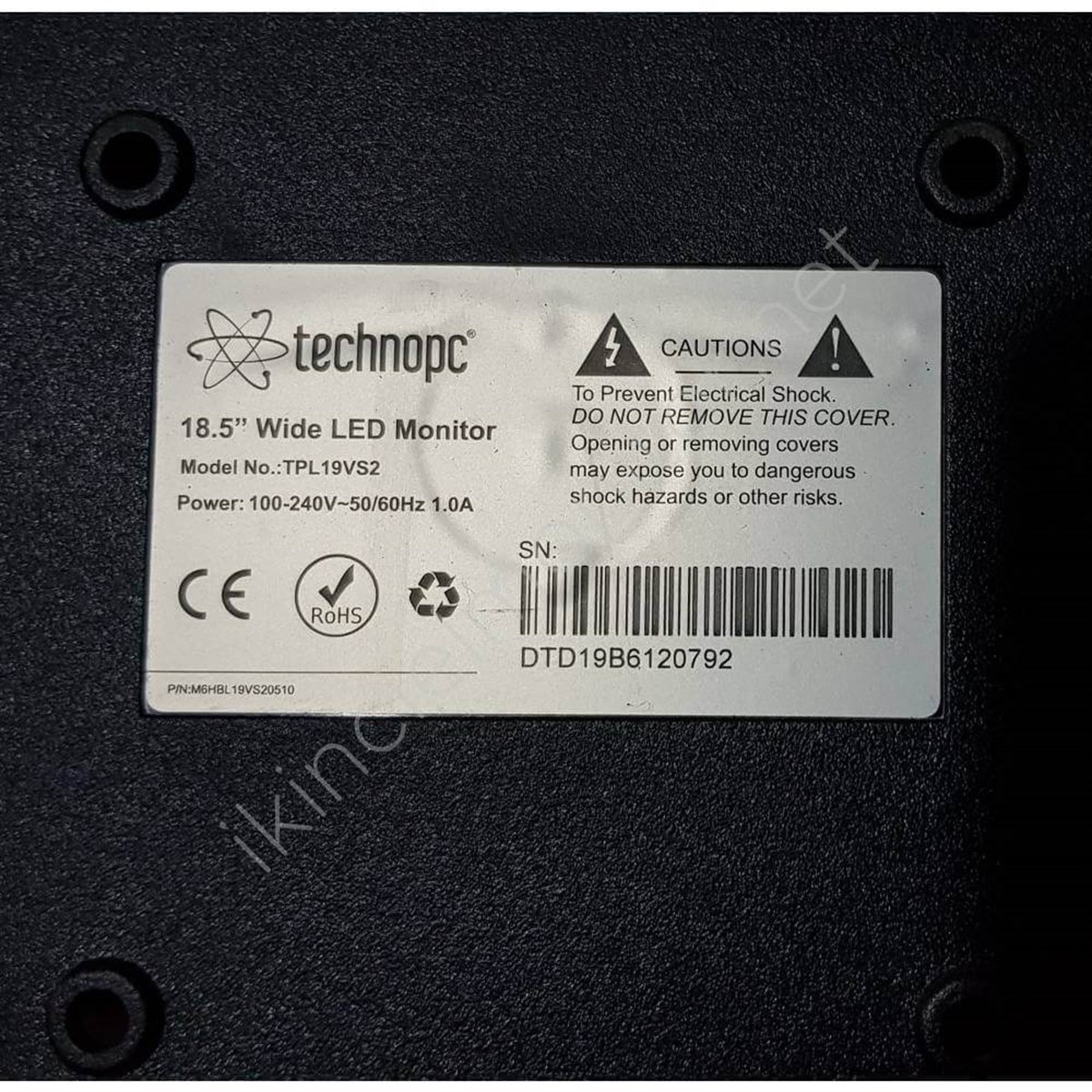 TECHNOPC 18.5 inç wide LED MONİTÖRÜN AYAĞI, AYAK MASA STANDI, TPL19VS2,