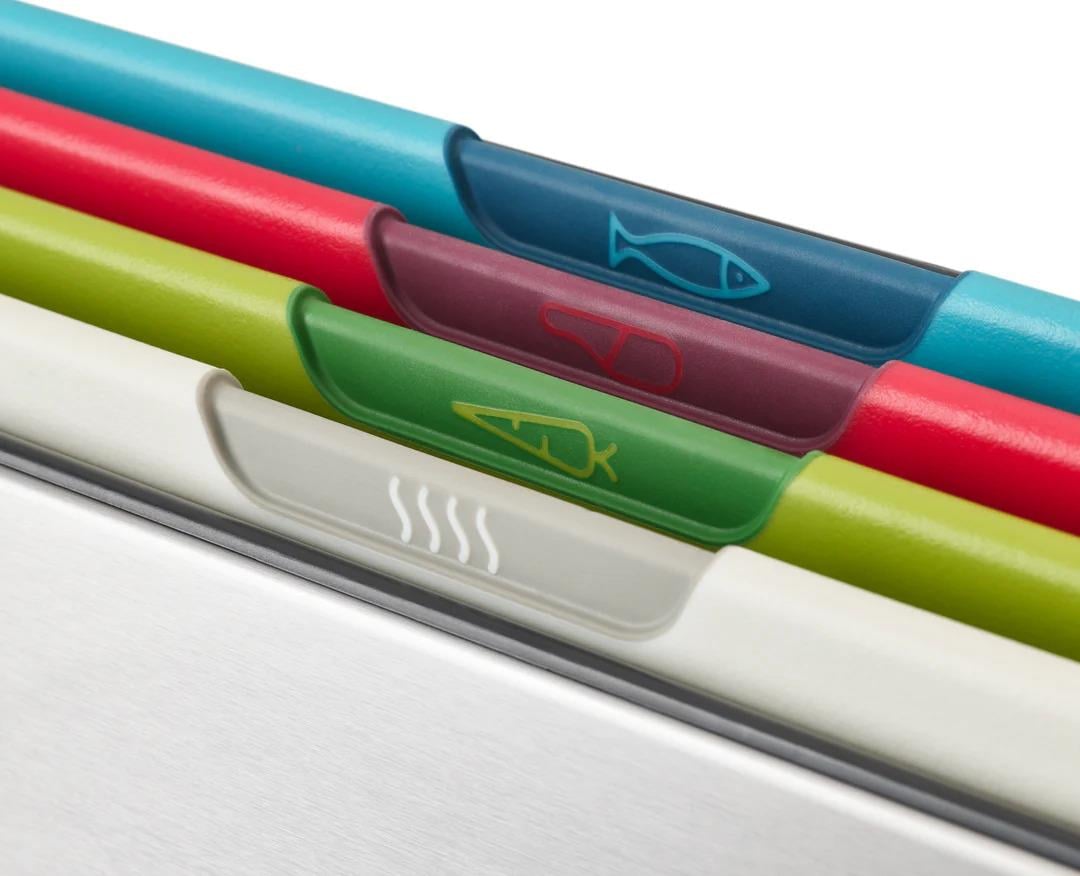 JJ Folio Icon 4 Parça Kesme Tahtası Çok Renkli 