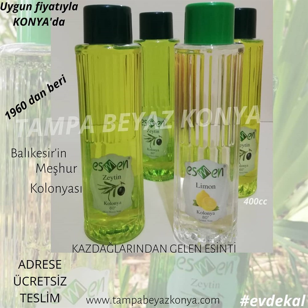 ESMEN LİMON KOLONYASI 400 ML 80 DERECE
