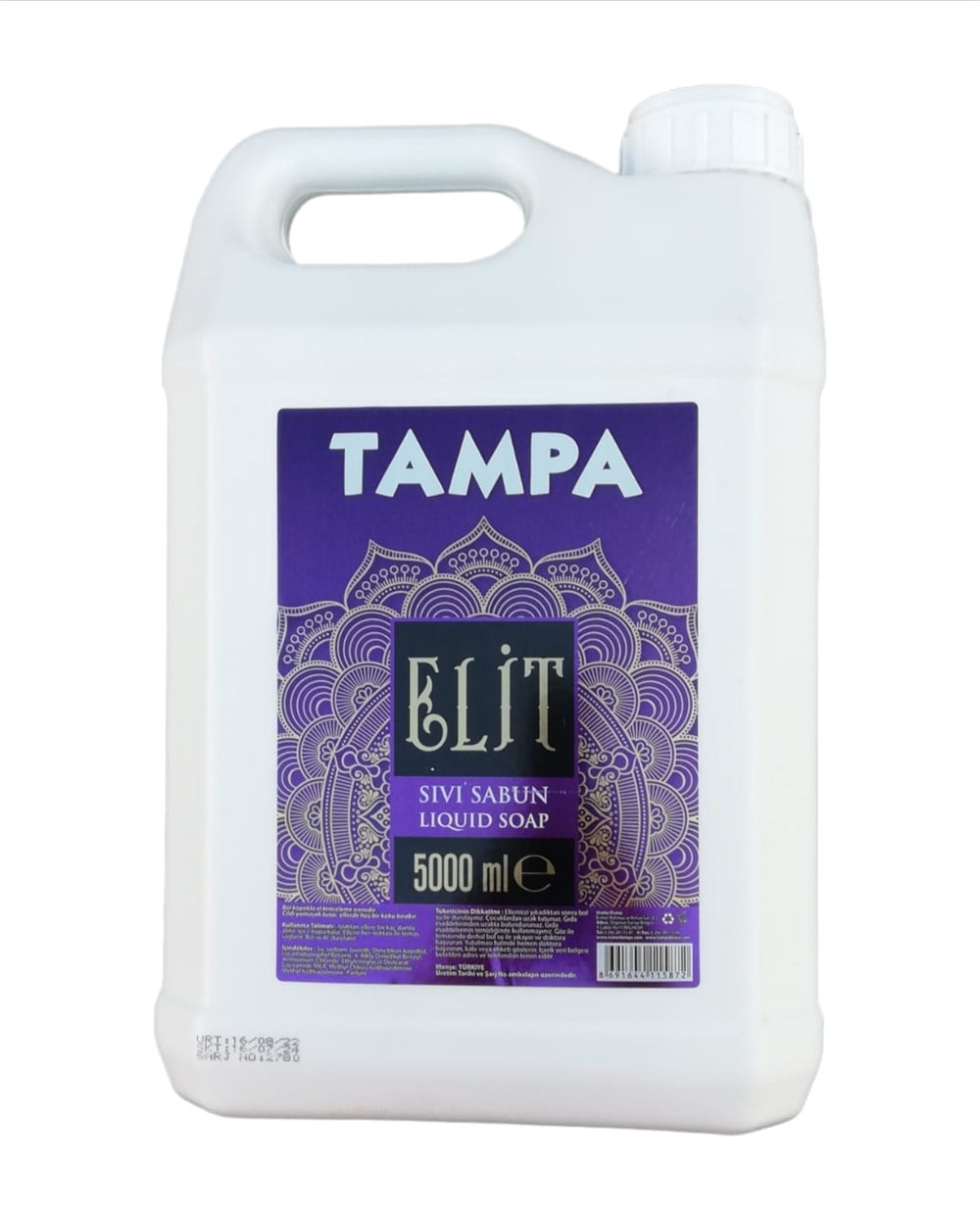 TAMPA ELİT SIVI EL SABUNU 5 litre KALICI HOŞ PARFÜMLÜ