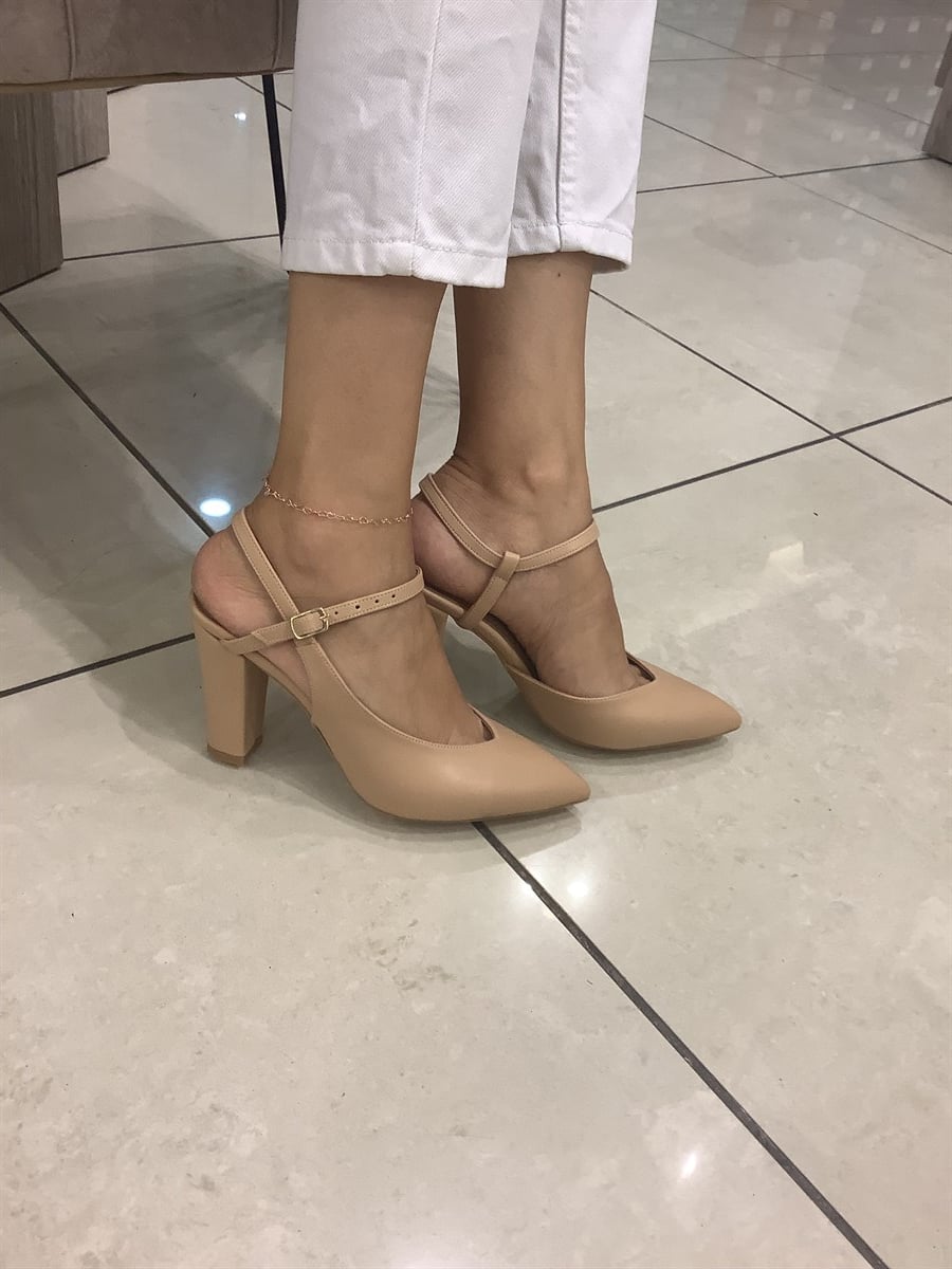 STİLETTO CİLT ARKASI AÇIK NUDE