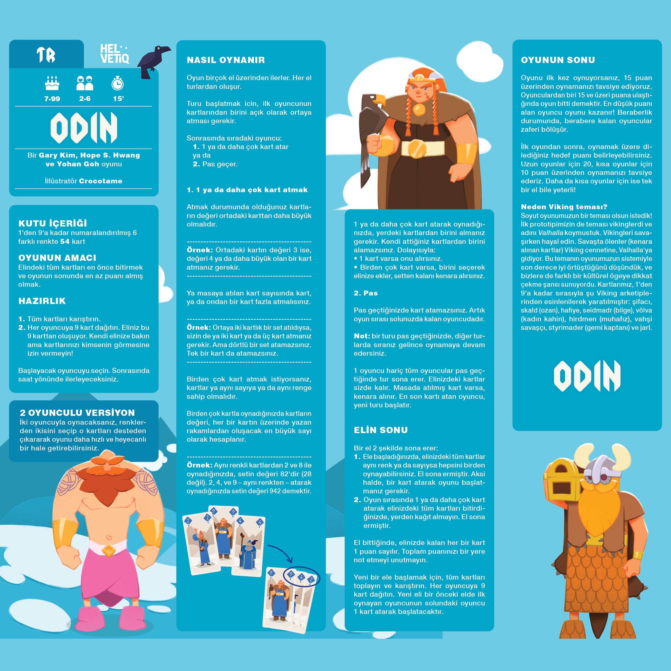 SevdiklerimizOdin Kart Oyunu