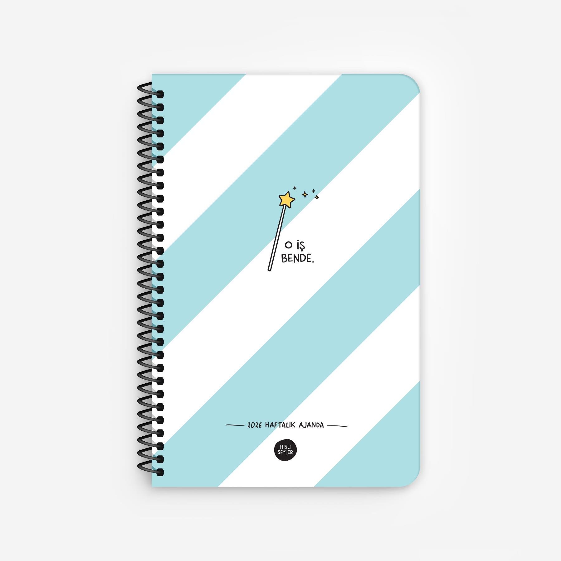 Hisli ŞeylerO İş Bende 2026 Haftalık Ajanda