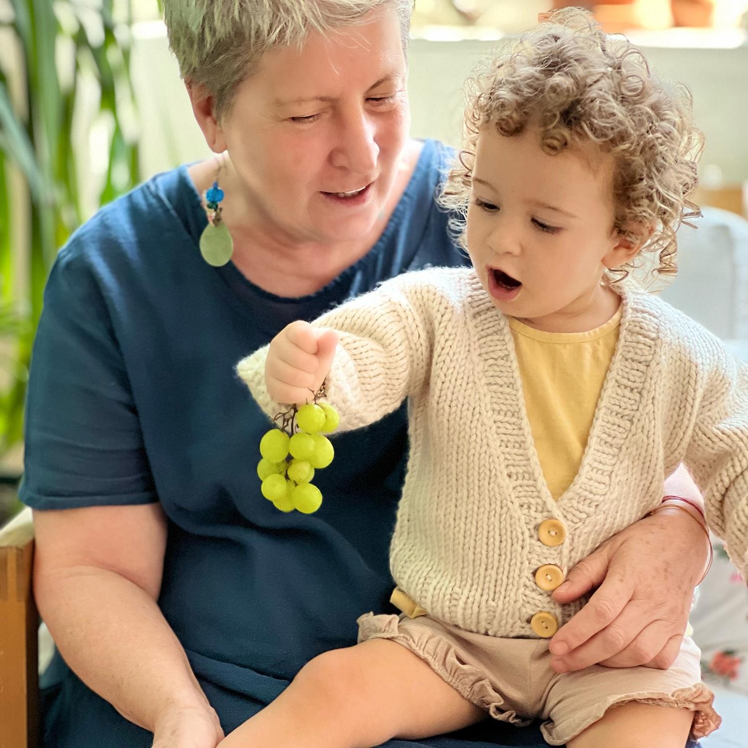 SevdiklerimizYavru | El Örgüsü Bebek Hırkası Ekru