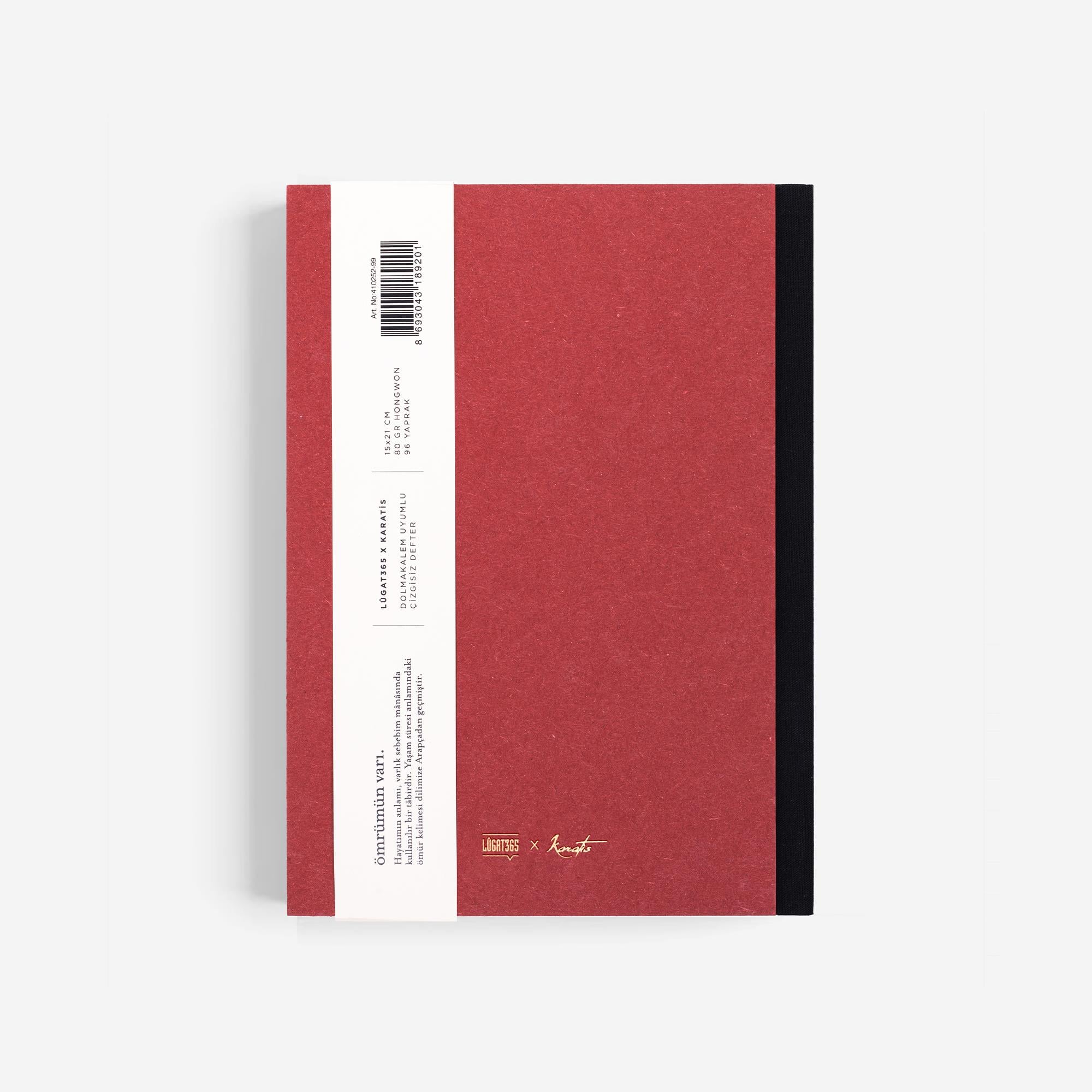 Lûgat365Ömrümün Varı Dolmakalem Uyumlu Defter