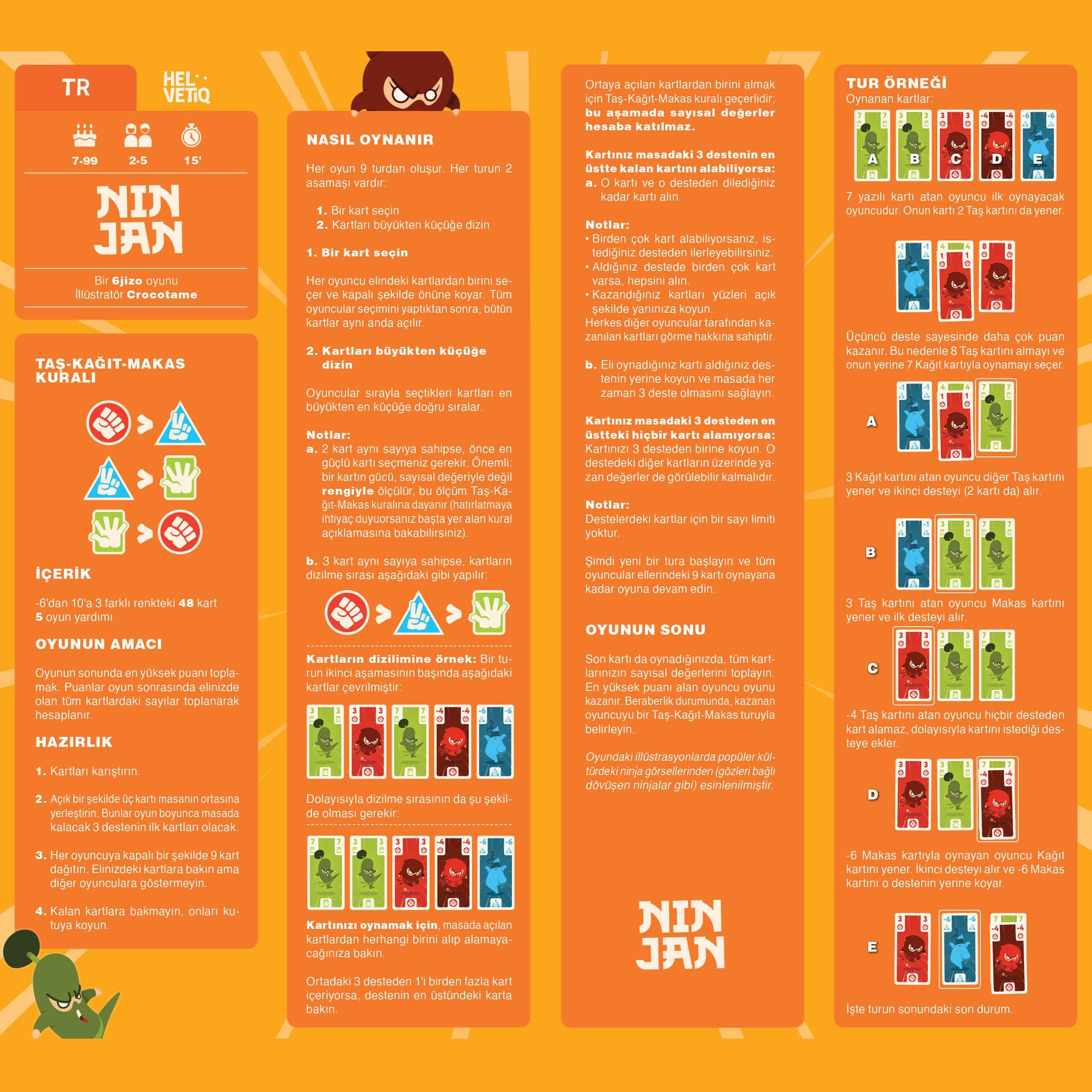 SevdiklerimizNinjan Kart Oyunu