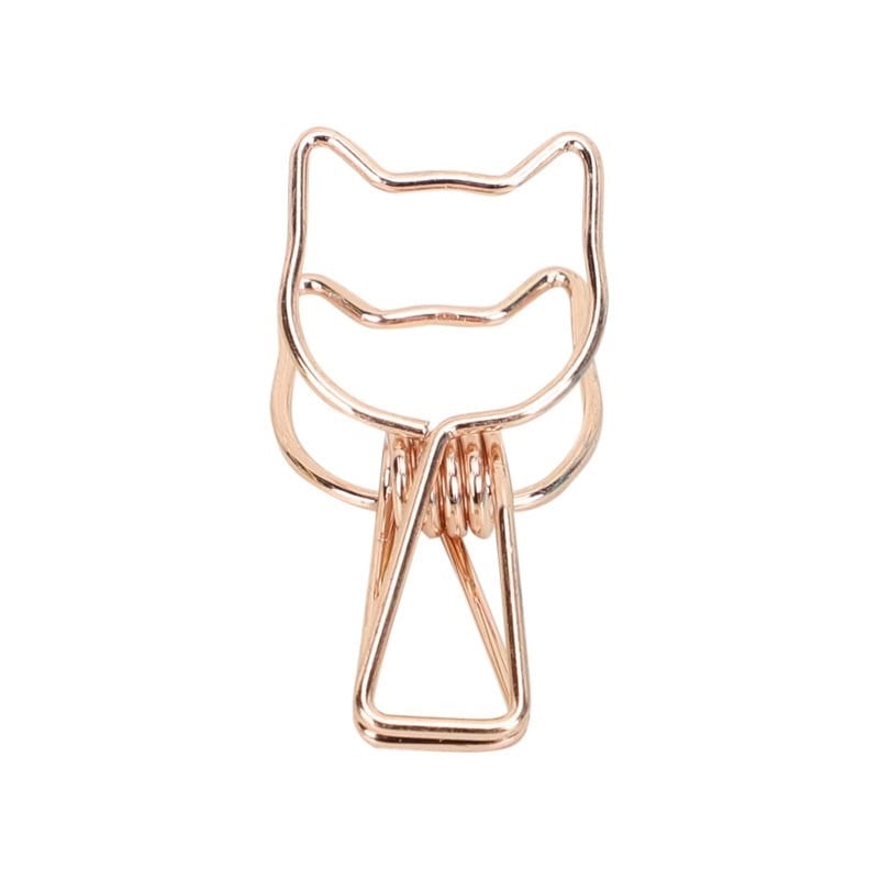 SevdiklerimizKayıgo | 6'lı Çelik Mandal - Pembe Kedi