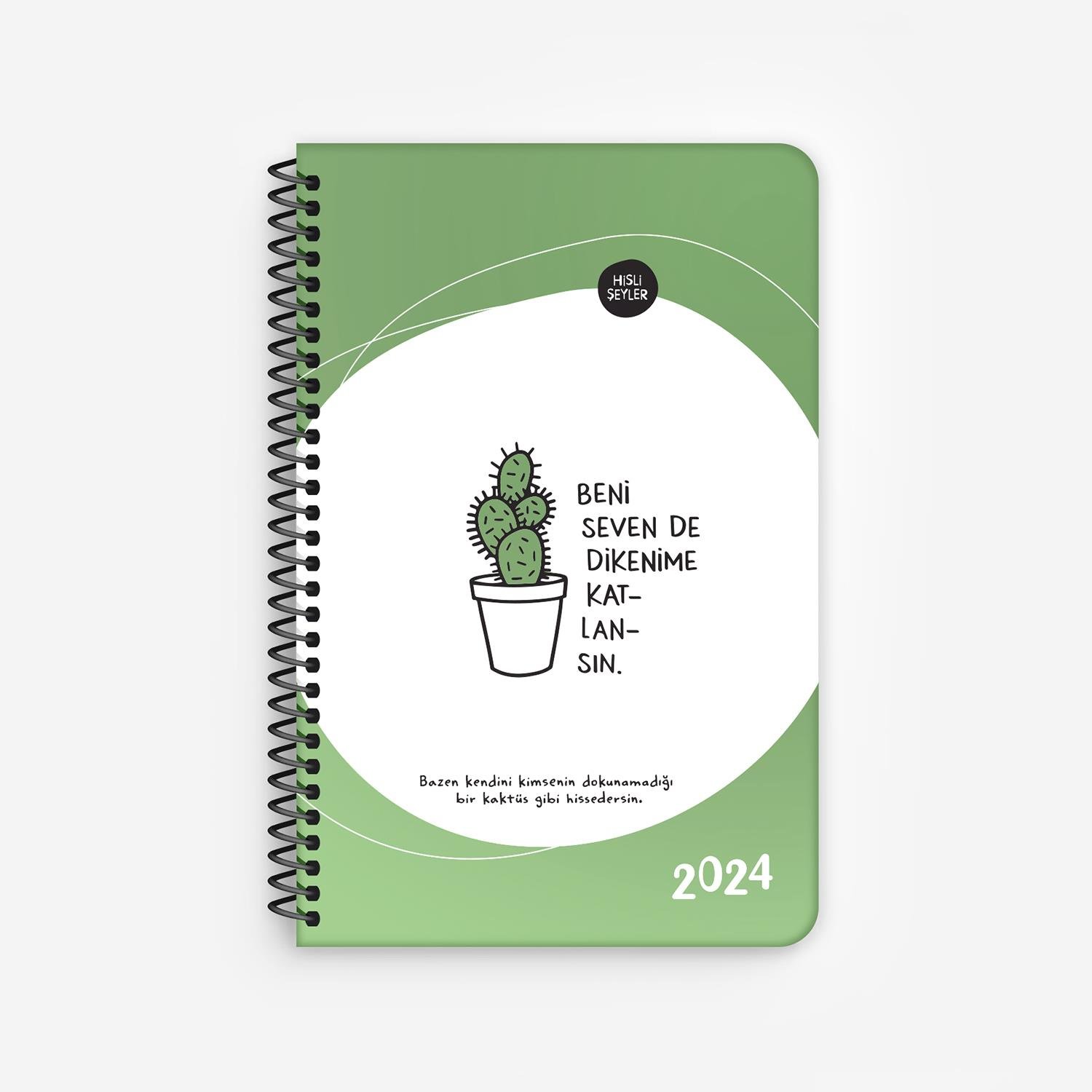 Hisli Şeyler2024 Hisli Şeyler Takvimi & Dikenime Katlansın Ajanda Seti
