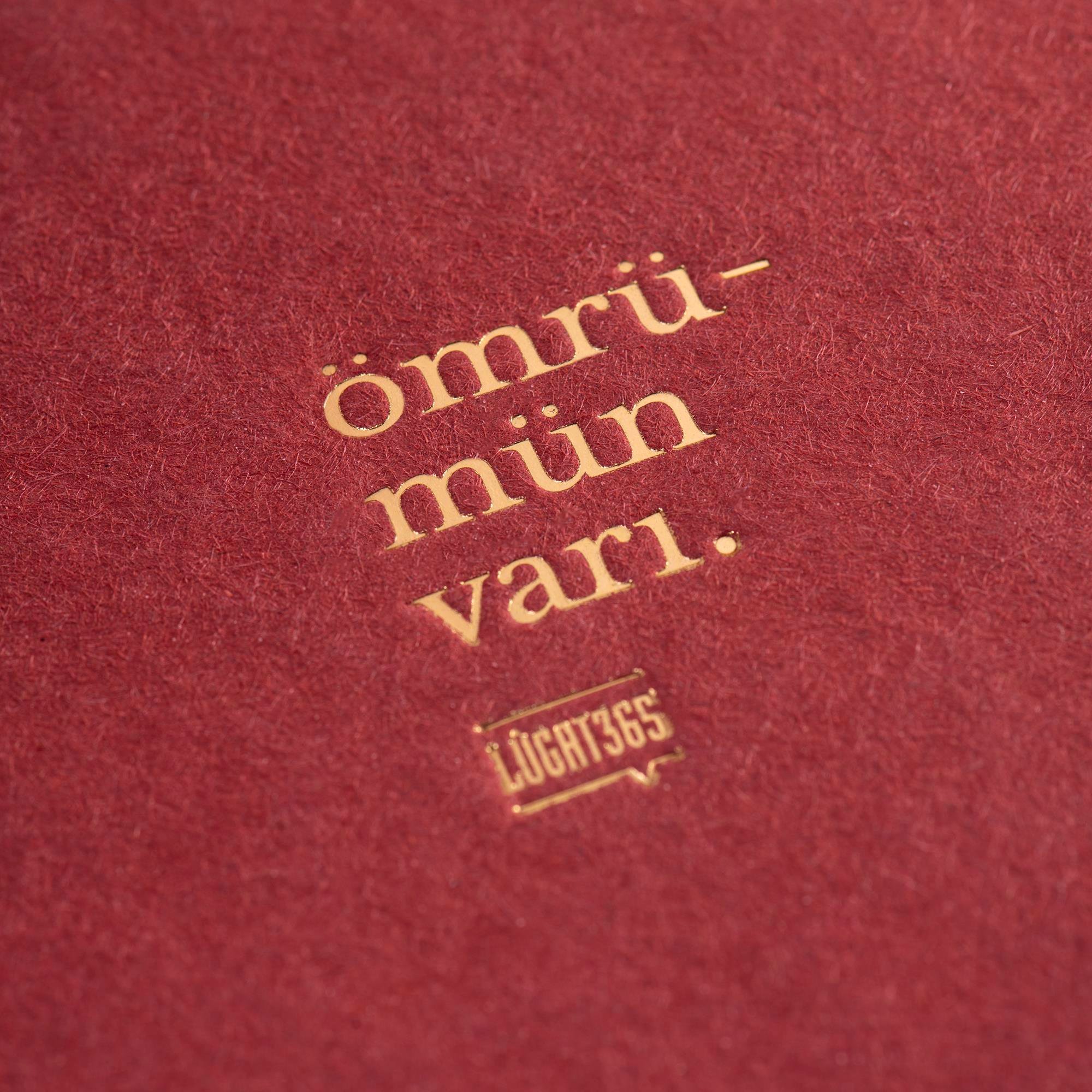 Lûgat365Ömrümün Varı Dolmakalem Uyumlu Defter