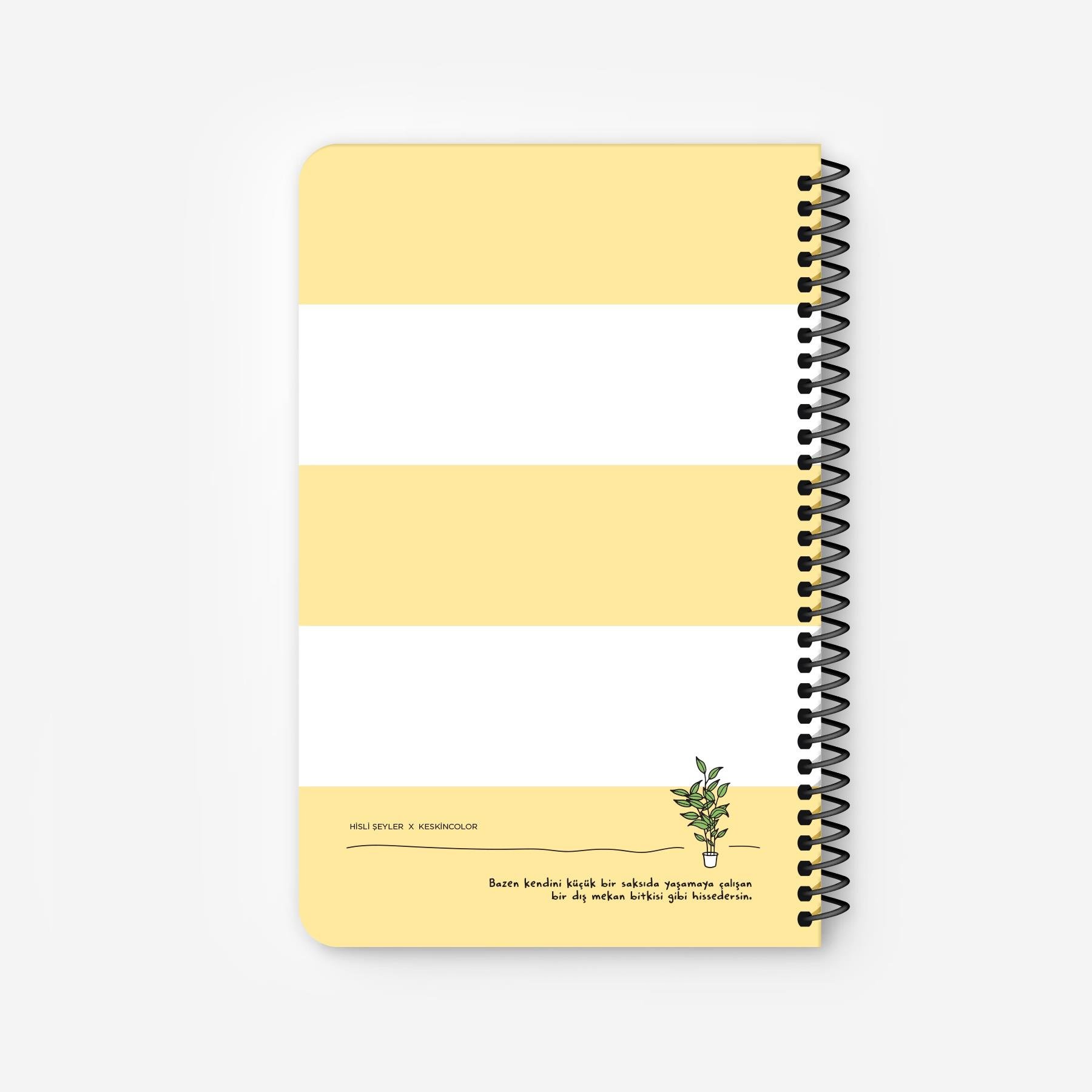 Hisli ŞeylerSığmıyorum Dünyaya 2026 Haftalık Ajanda