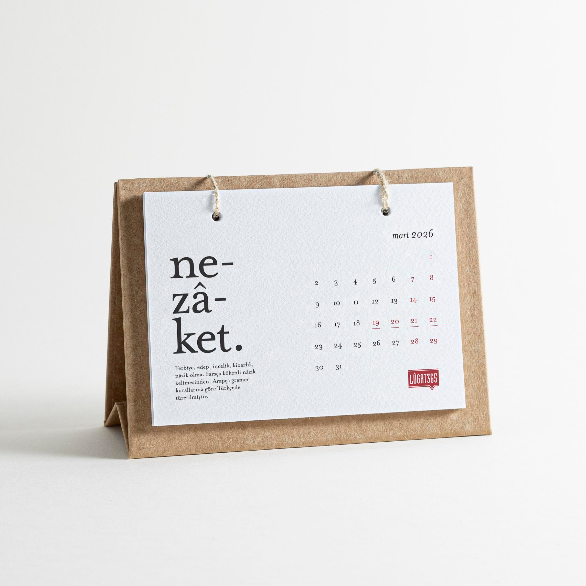 Lûgat3652026 Güzel Kelimeler Takvimi