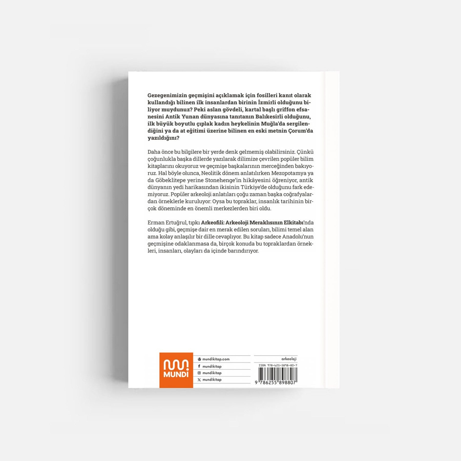 Kitap SeçkimizArkeofili: Taşlar, Kemikler, Efsaneler