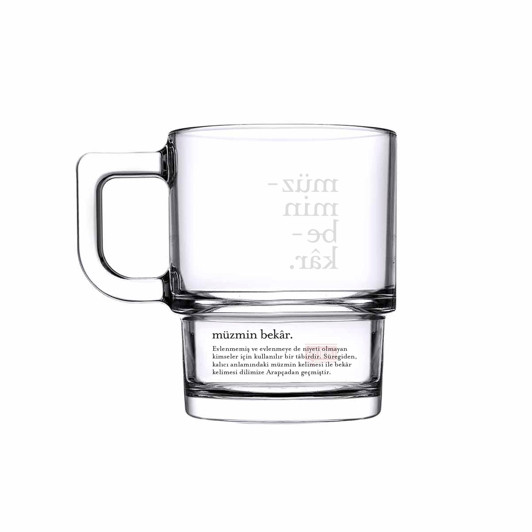 Lûgat365Müzmin Bekâr Cam Kupa