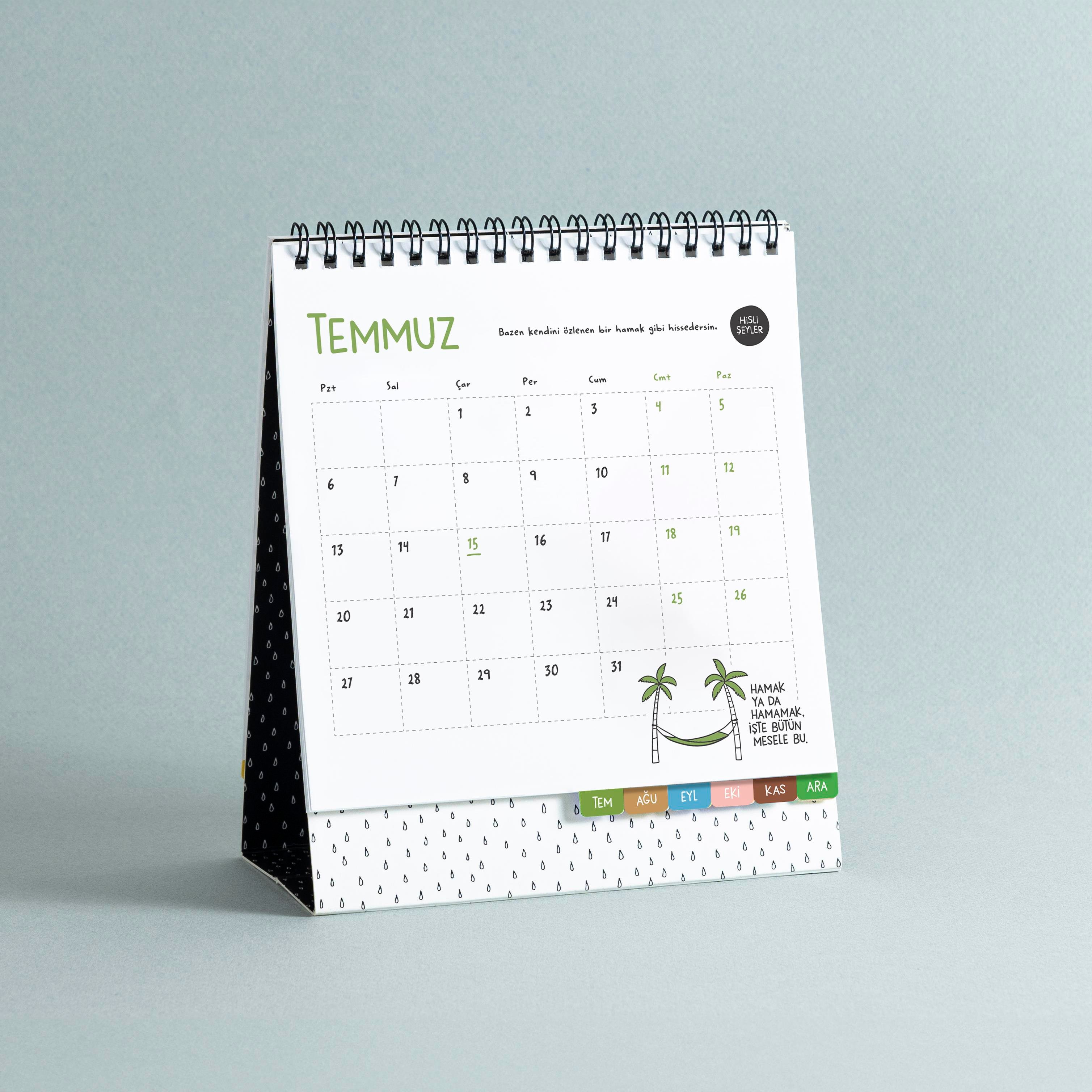 Hisli Şeyler2026 Hisli Şeyler Takvimi