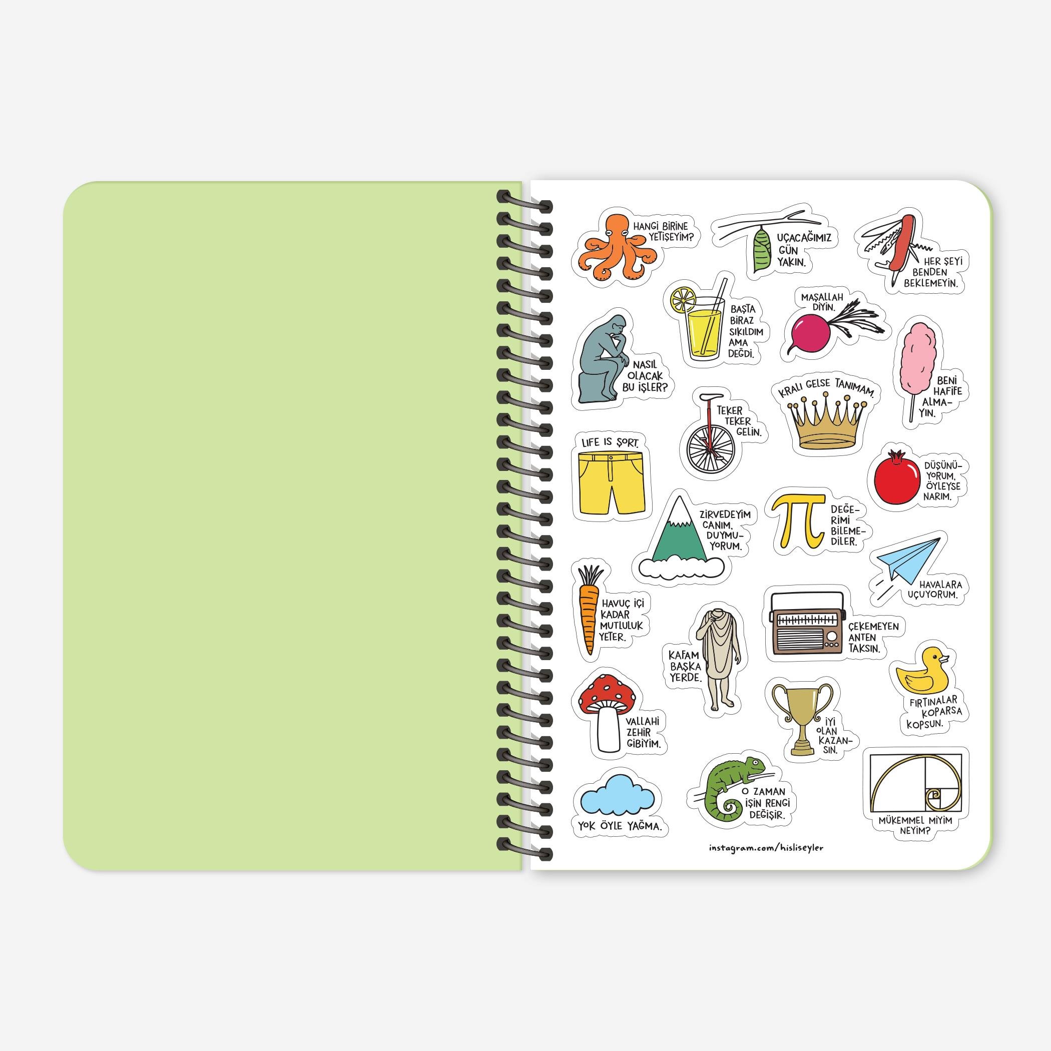 Hisli ŞeylerBana Hava Hoş 2026 Haftalık Ajanda