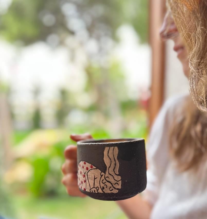 SevdiklerimizTip Ceramic | 2'li Bardak ve Şekerlik Seti