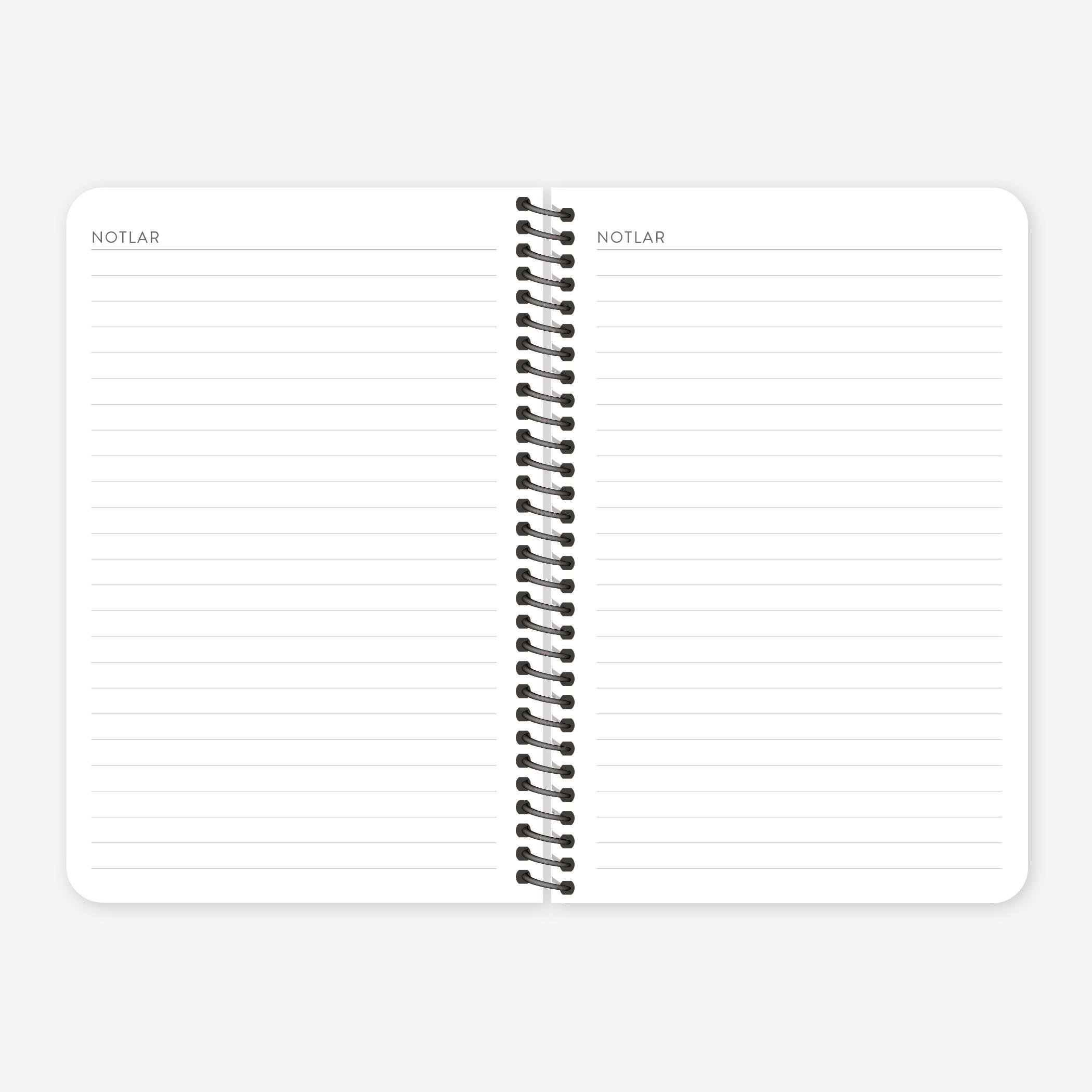 Hisli ŞeylerBu Sene Benim Senem 2026 Haftalık Ajanda