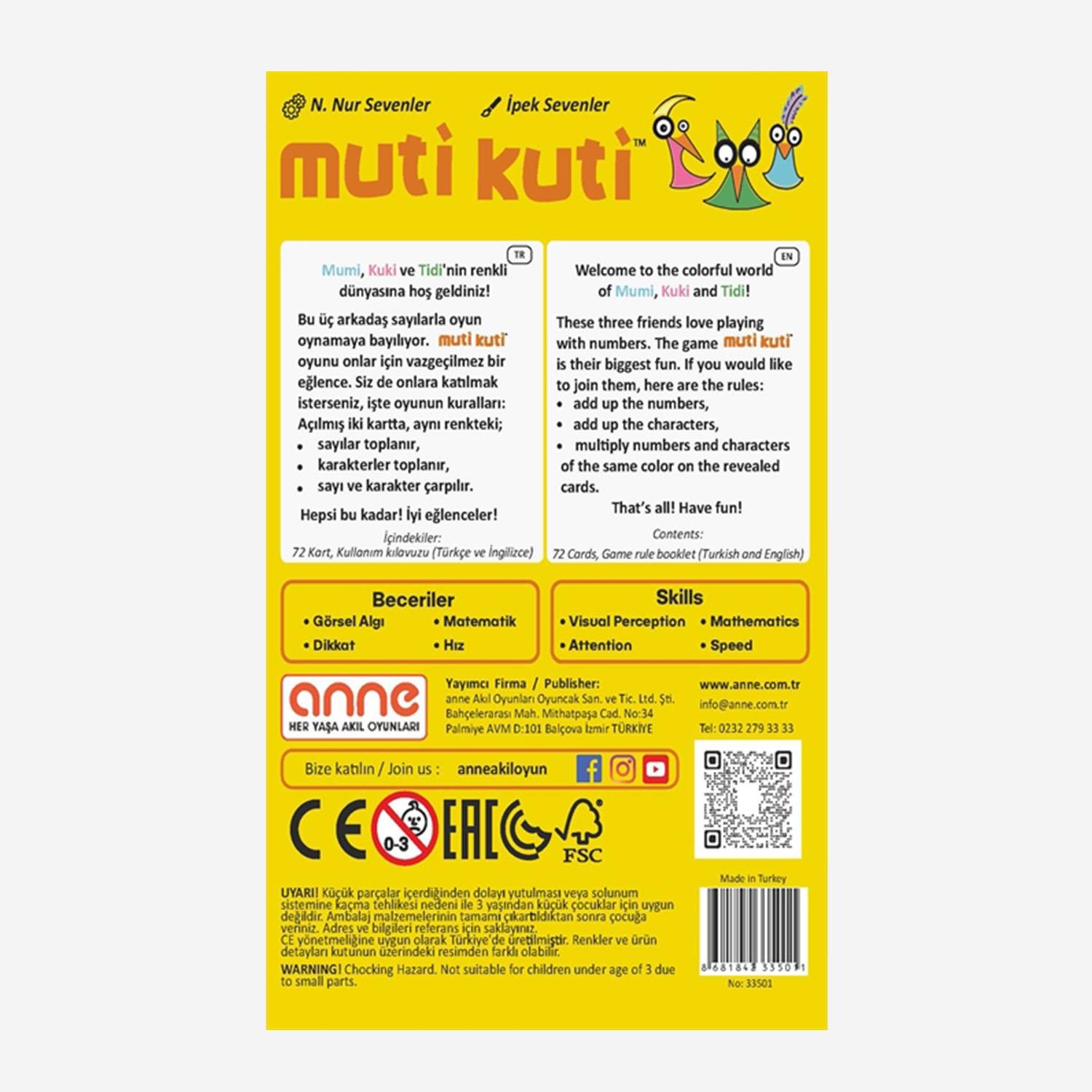 SevdiklerimizAnne Akıl Oyunları | Muti Kuti