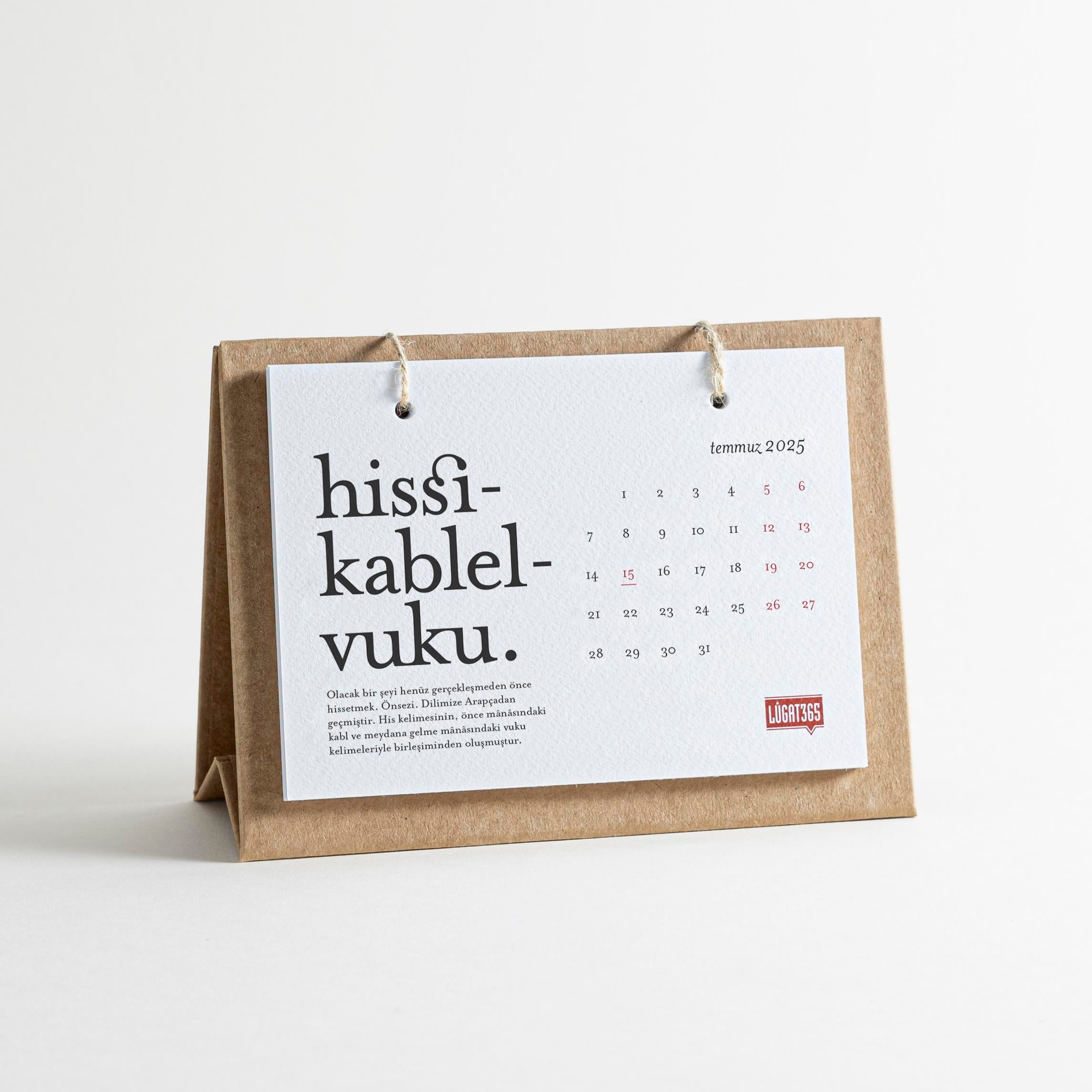 Lûgat3652025 Güzel Kelimeler Takvimi