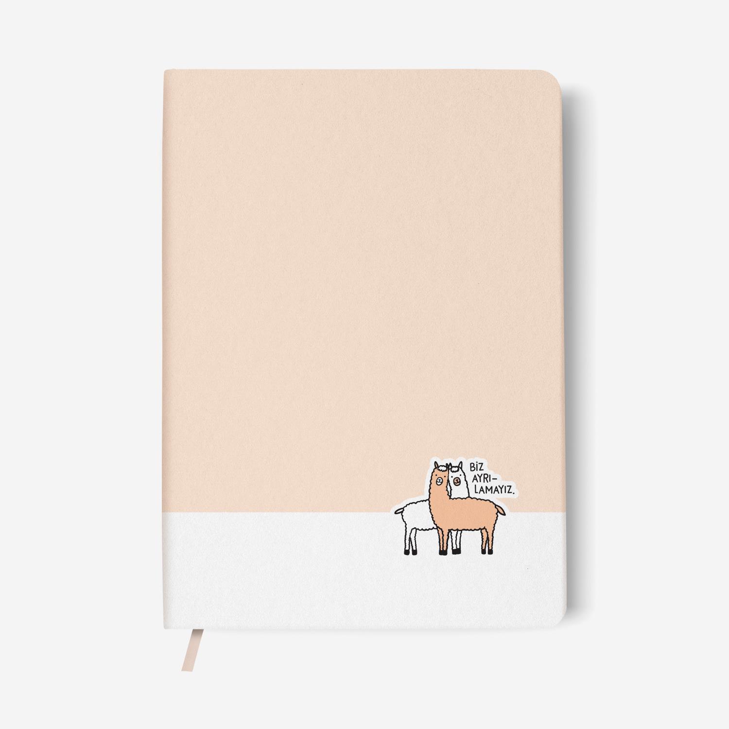 Hisli ŞeylerBiz Ayrılamayız Sert Kapaklı Defter