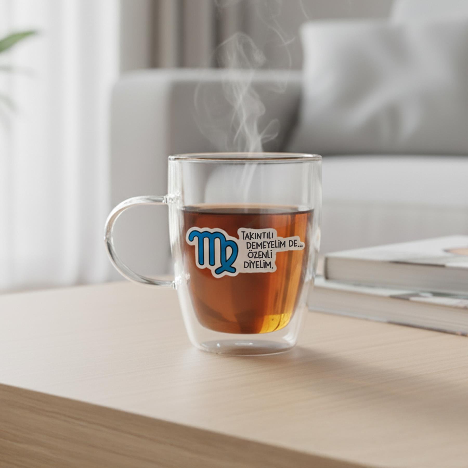 Hisli ŞeylerHisli Şeyler Başak Burcu Cam Kupa