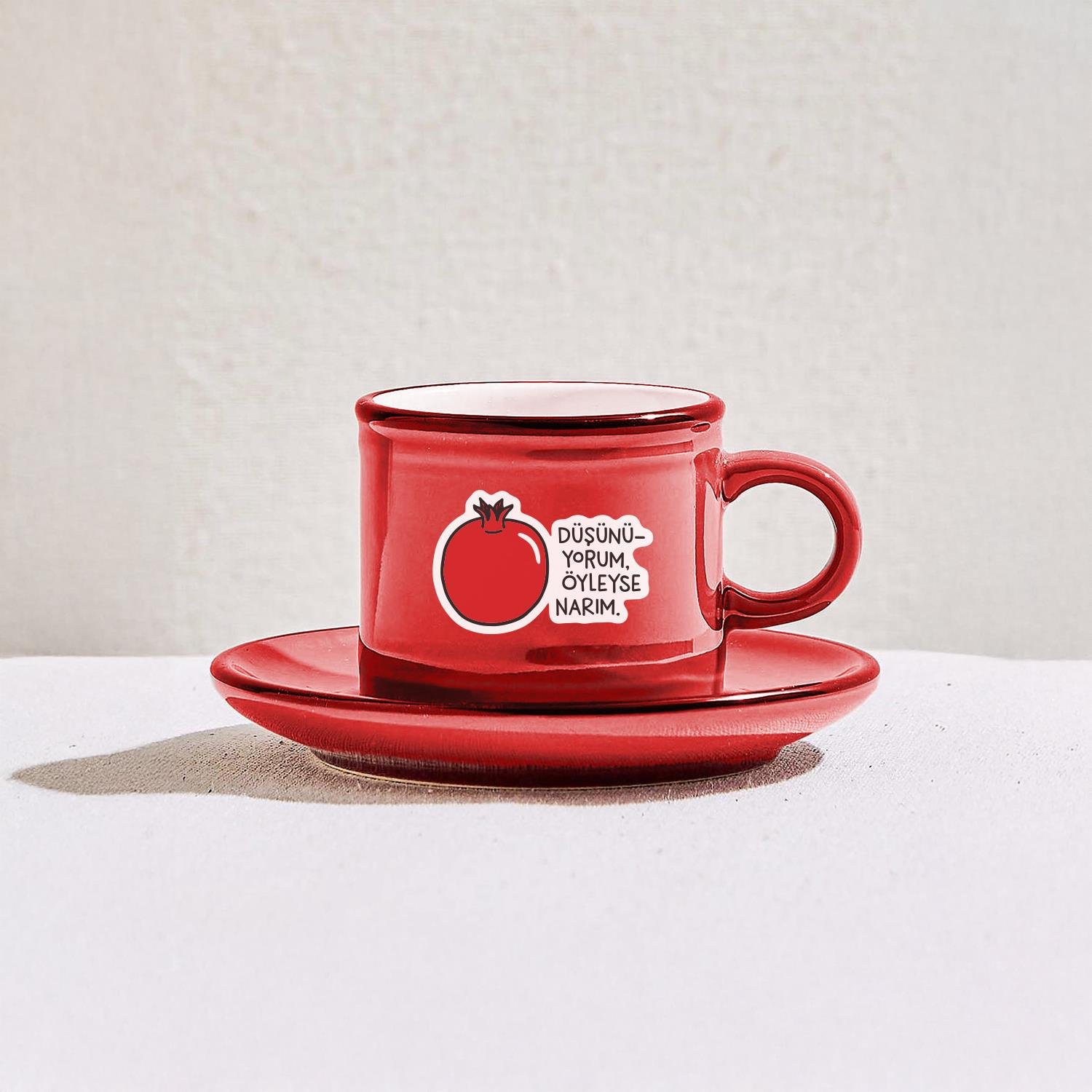 Hisli ŞeylerÖyleyse Narım Türk Kahvesi & Espresso Fincanı