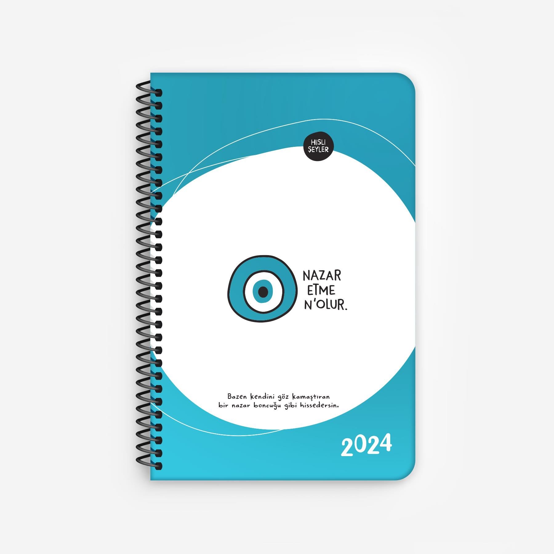 Hisli ŞeylerNazar Etme 2024 Haftalık Ajanda