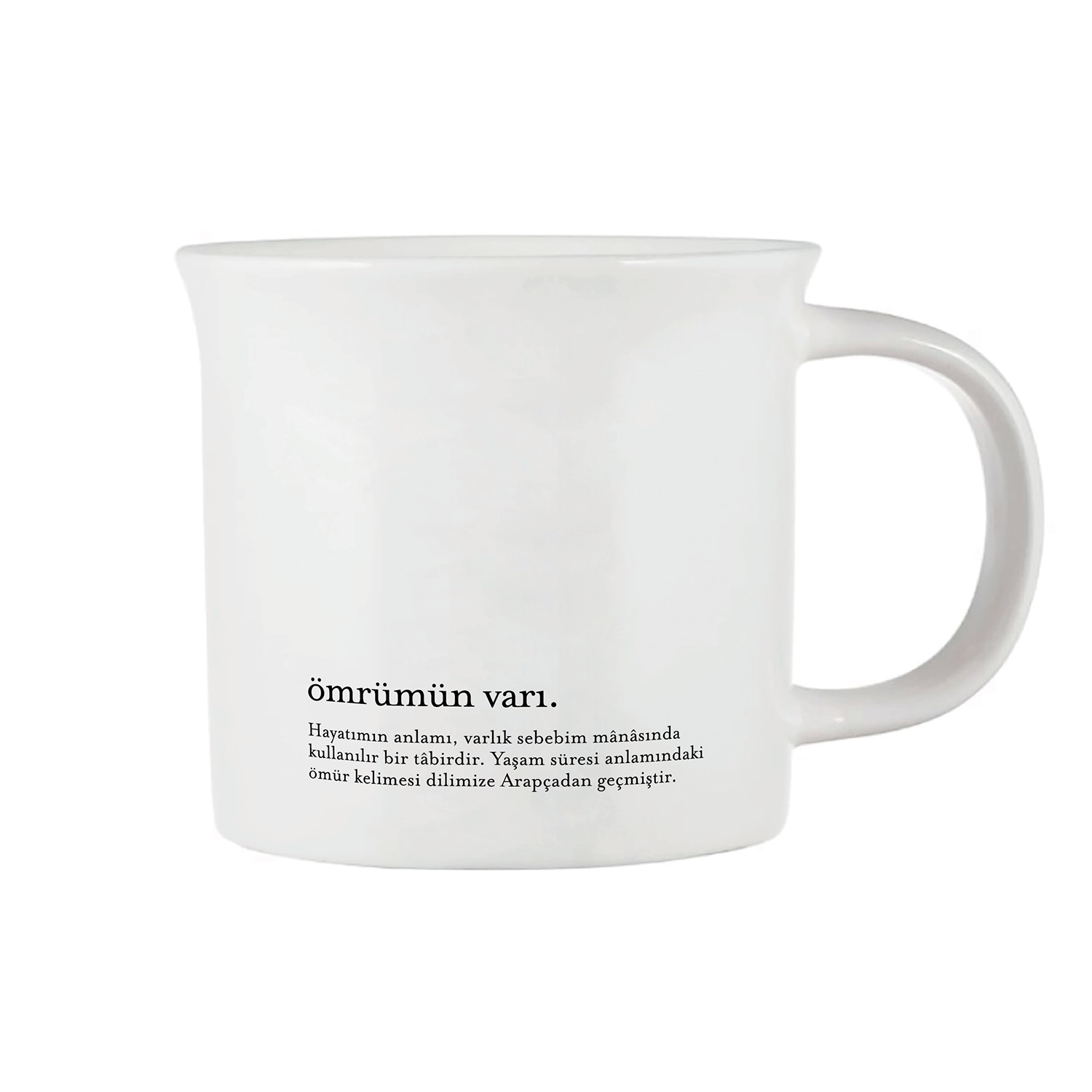 Lûgat365Ömrümün Varı Porselen Kupa