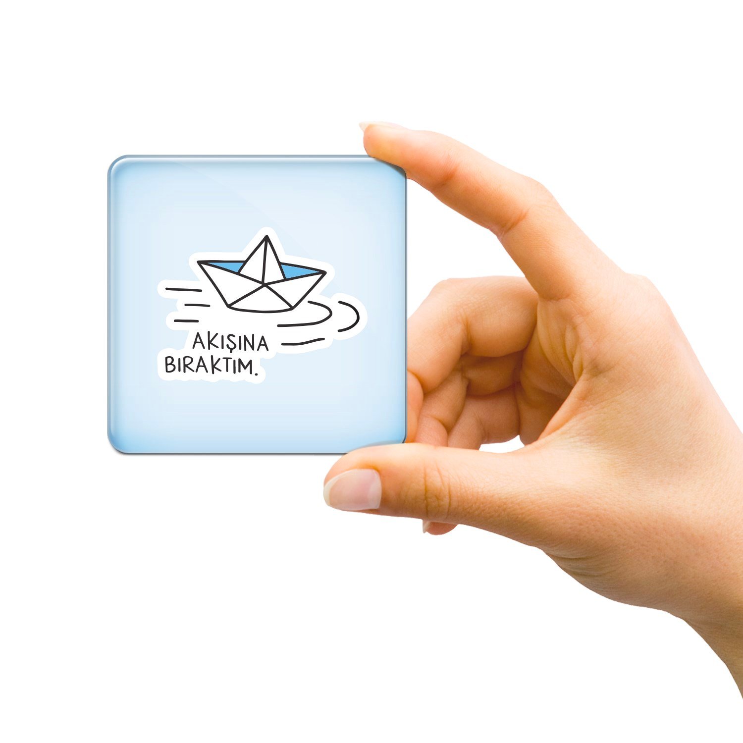 Hisli ŞeylerAkışına Bıraktım Magnet