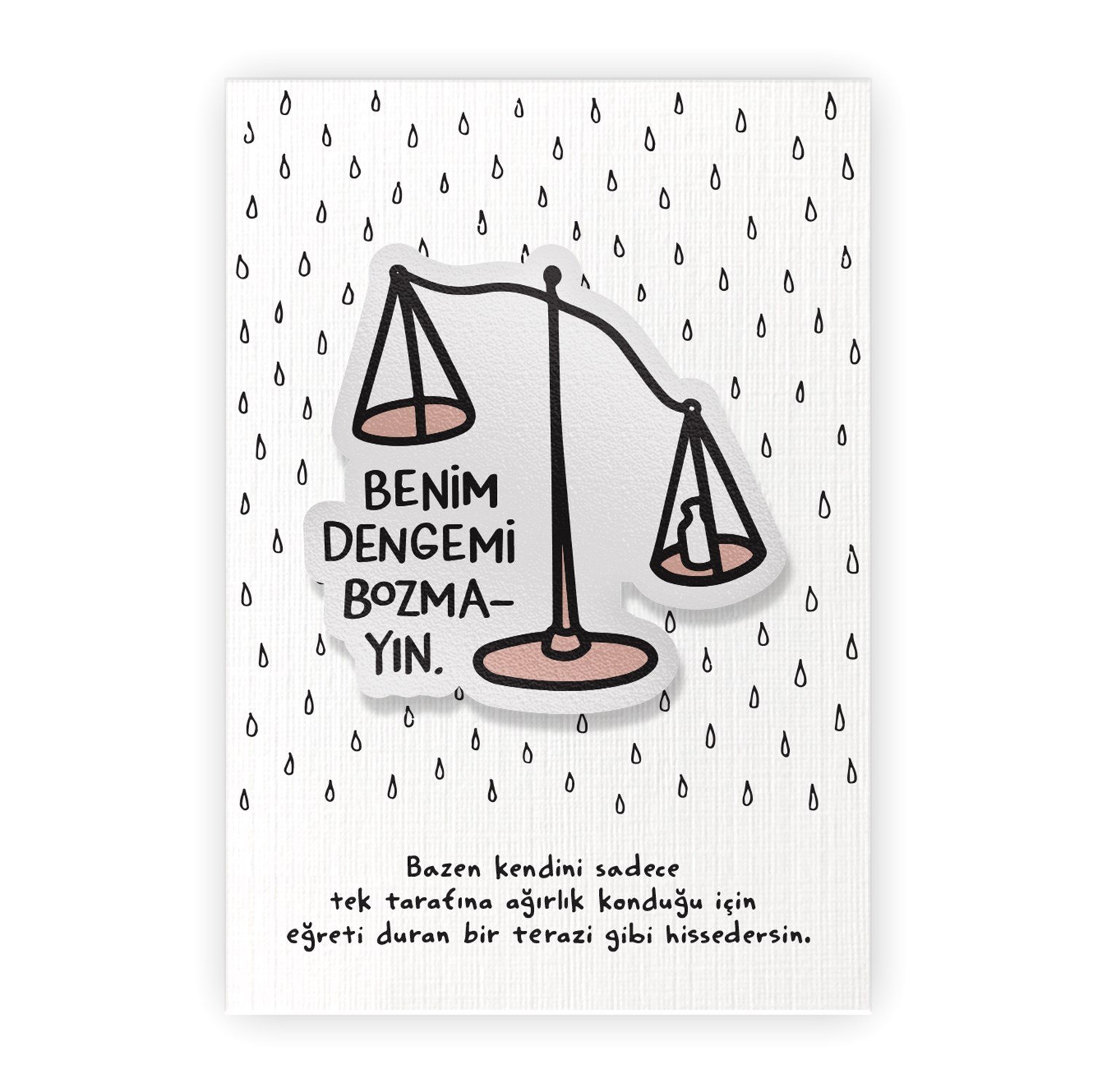 Hisli ŞeylerDengemi Bozmayın Pin Rozet