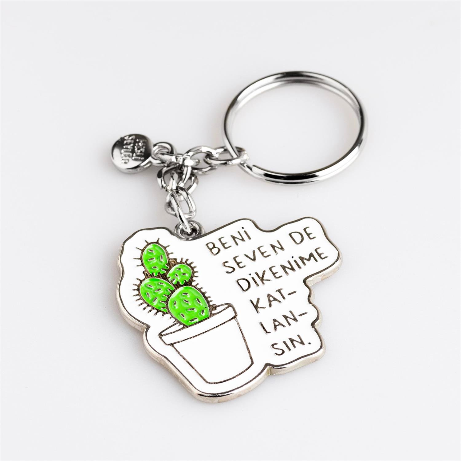 Hisli ŞeylerDikenime Katlansın Anahtarlık